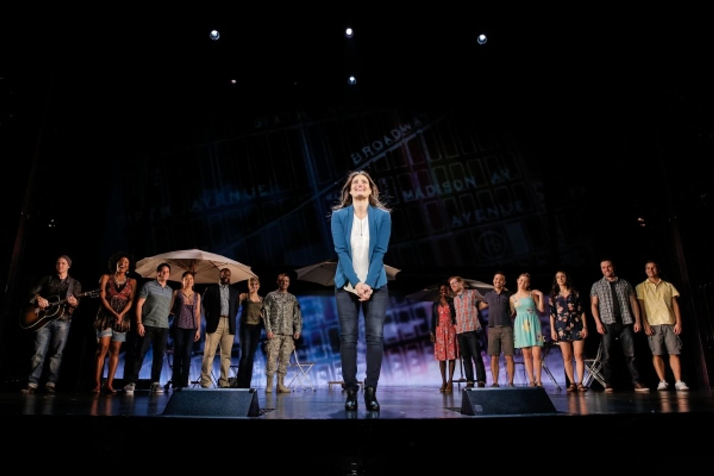 Photo Flash: Always Starting Over! IF/THEN's Idina Menzel, Anthony Rapp, LaChanze & James Snyder Take Opening Bows in Los Angeles  Image
