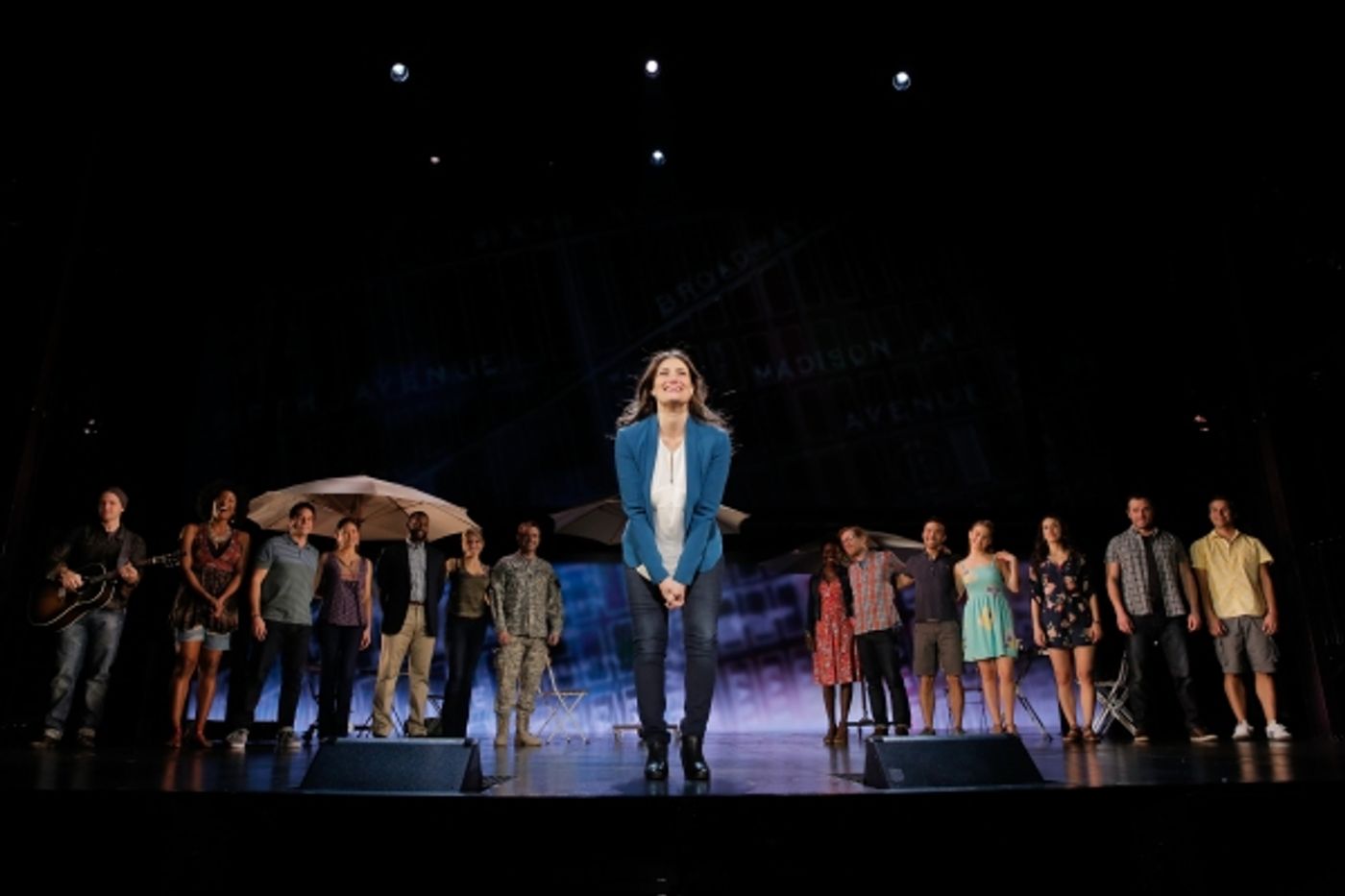 Photo Flash: Always Starting Over! IF/THEN's Idina Menzel, Anthony Rapp, LaChanze & James Snyder Take Opening Bows in Los Angeles  Image