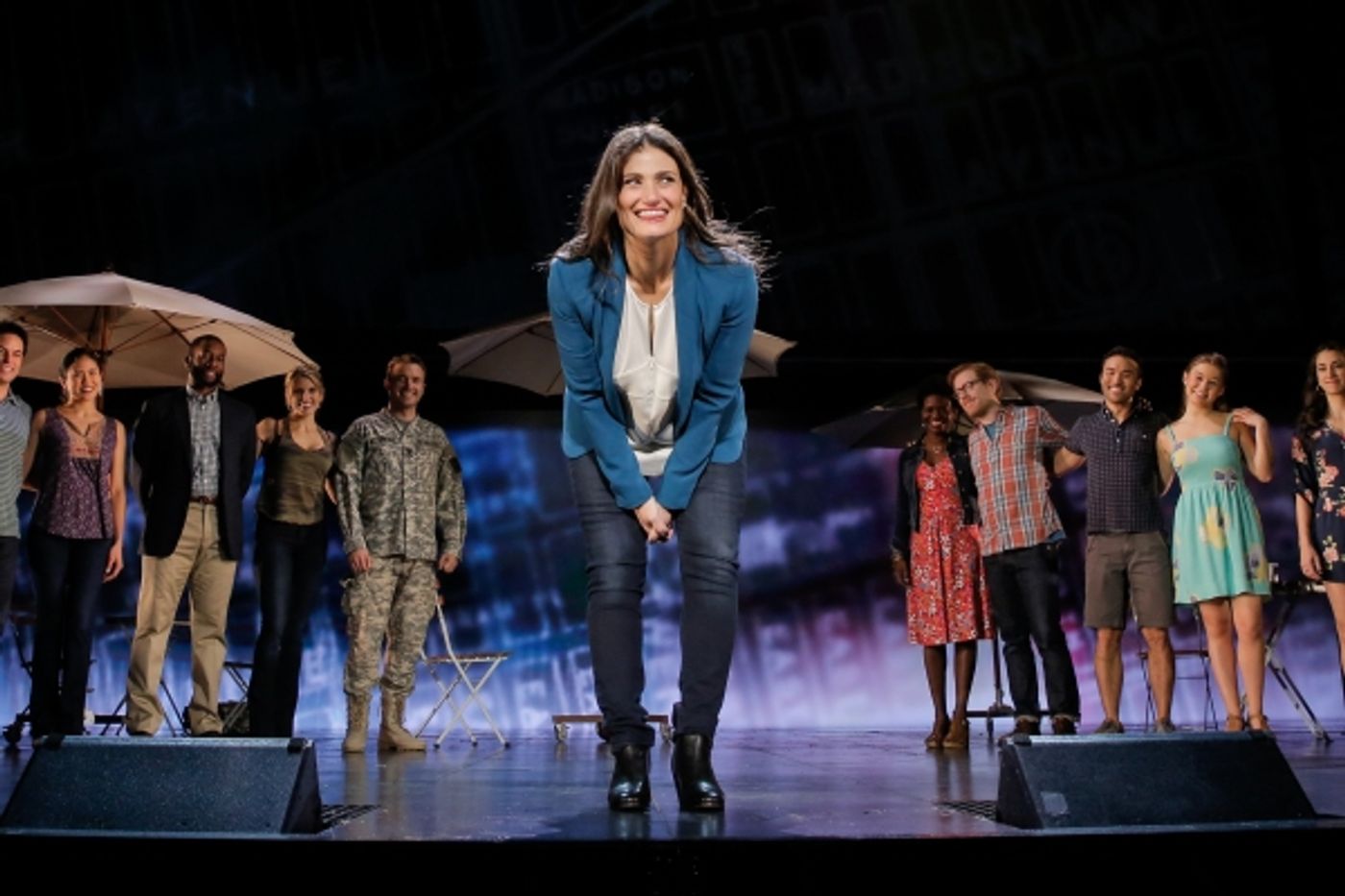 Photo Flash: Always Starting Over! IF/THEN's Idina Menzel, Anthony Rapp, LaChanze & James Snyder Take Opening Bows in Los Angeles  Image