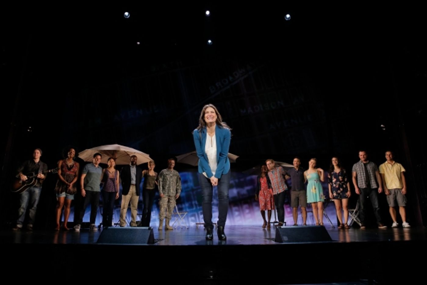 Photo Flash: Always Starting Over! IF/THEN's Idina Menzel, Anthony Rapp, LaChanze & James Snyder Take Opening Bows in Los Angeles  Image