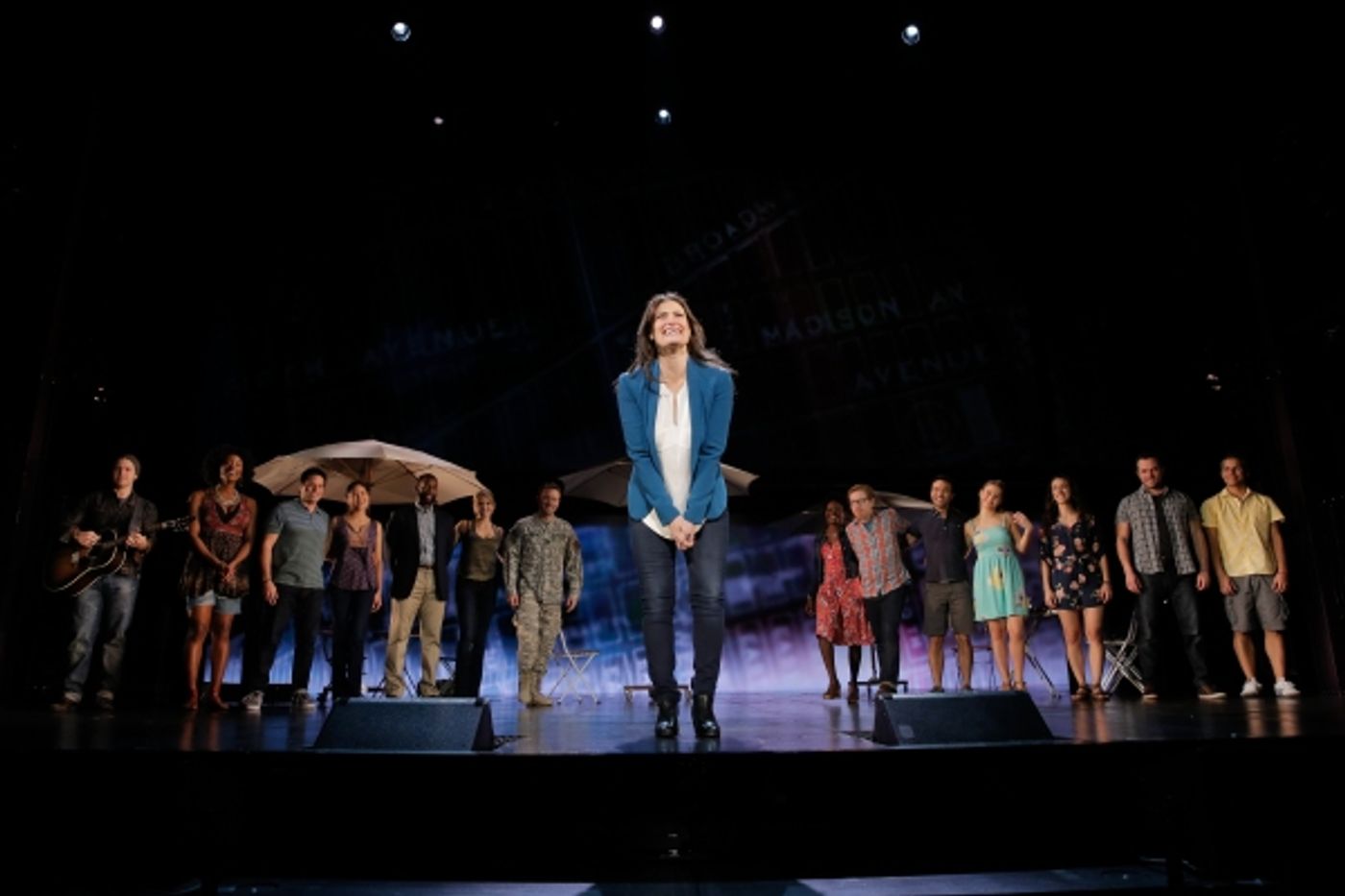 Photo Flash: Always Starting Over! IF/THEN's Idina Menzel, Anthony Rapp, LaChanze & James Snyder Take Opening Bows in Los Angeles  Image