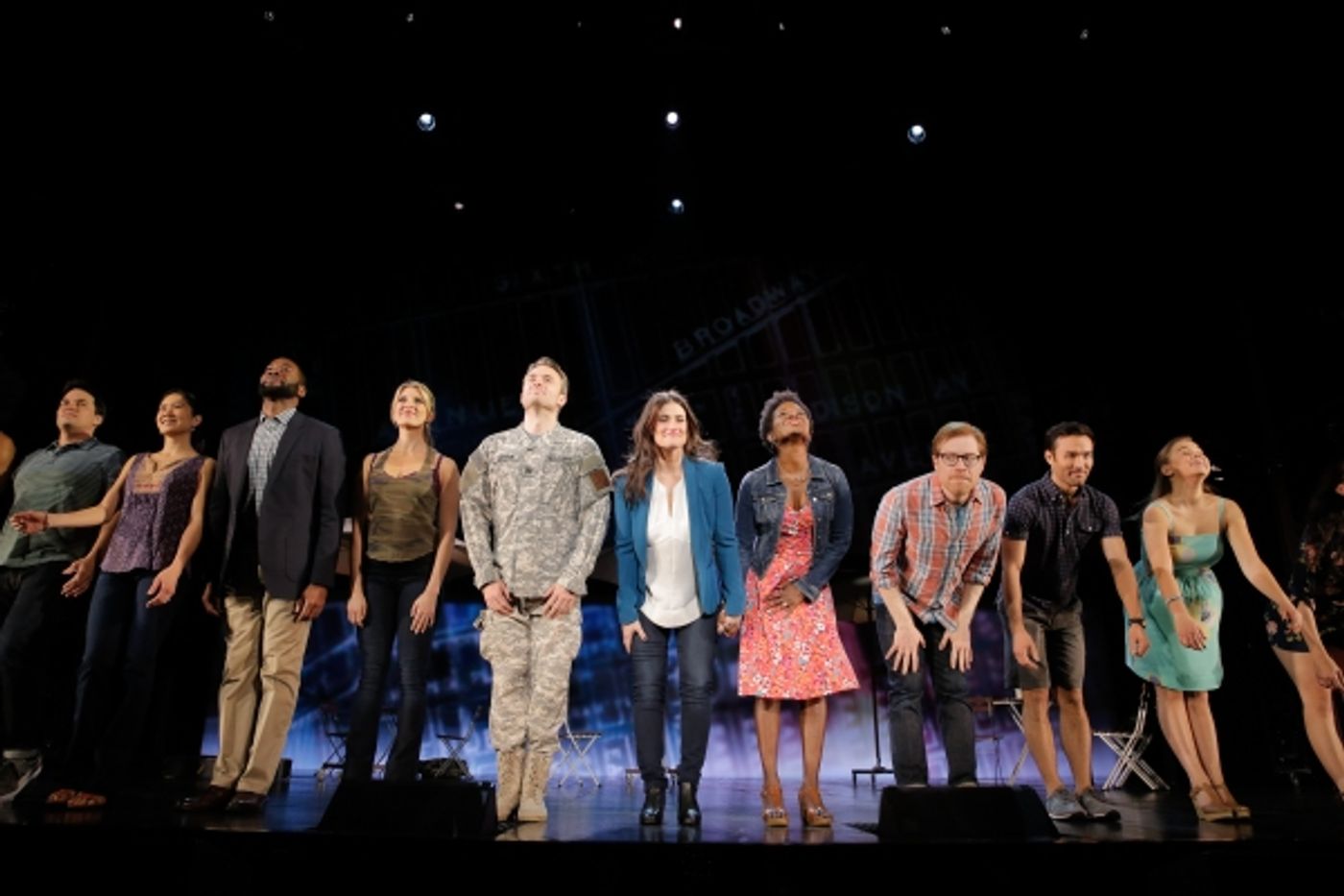 Photo Flash: Always Starting Over! IF/THEN's Idina Menzel, Anthony Rapp, LaChanze & James Snyder Take Opening Bows in Los Angeles  Image