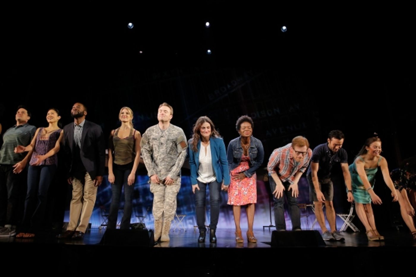 Photo Flash: Always Starting Over! IF/THEN's Idina Menzel, Anthony Rapp, LaChanze & James Snyder Take Opening Bows in Los Angeles  Image