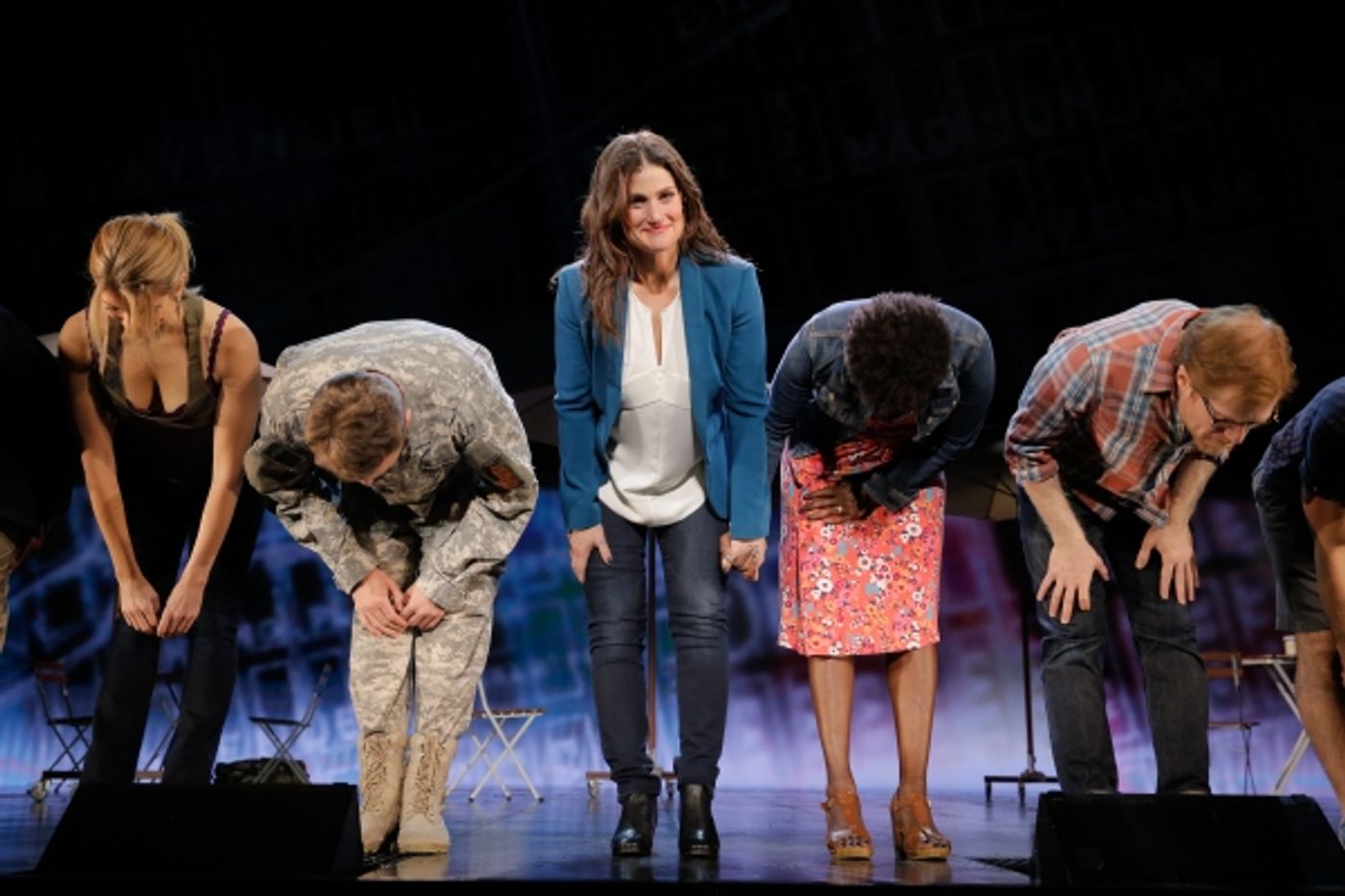 Photo Flash: Always Starting Over! IF/THEN's Idina Menzel, Anthony Rapp, LaChanze & James Snyder Take Opening Bows in Los Angeles  Image