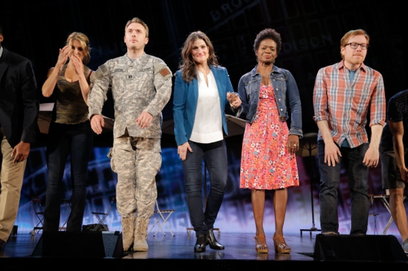 Photo Flash: Always Starting Over! IF/THEN's Idina Menzel, Anthony Rapp, LaChanze & James Snyder Take Opening Bows in Los Angeles  Image