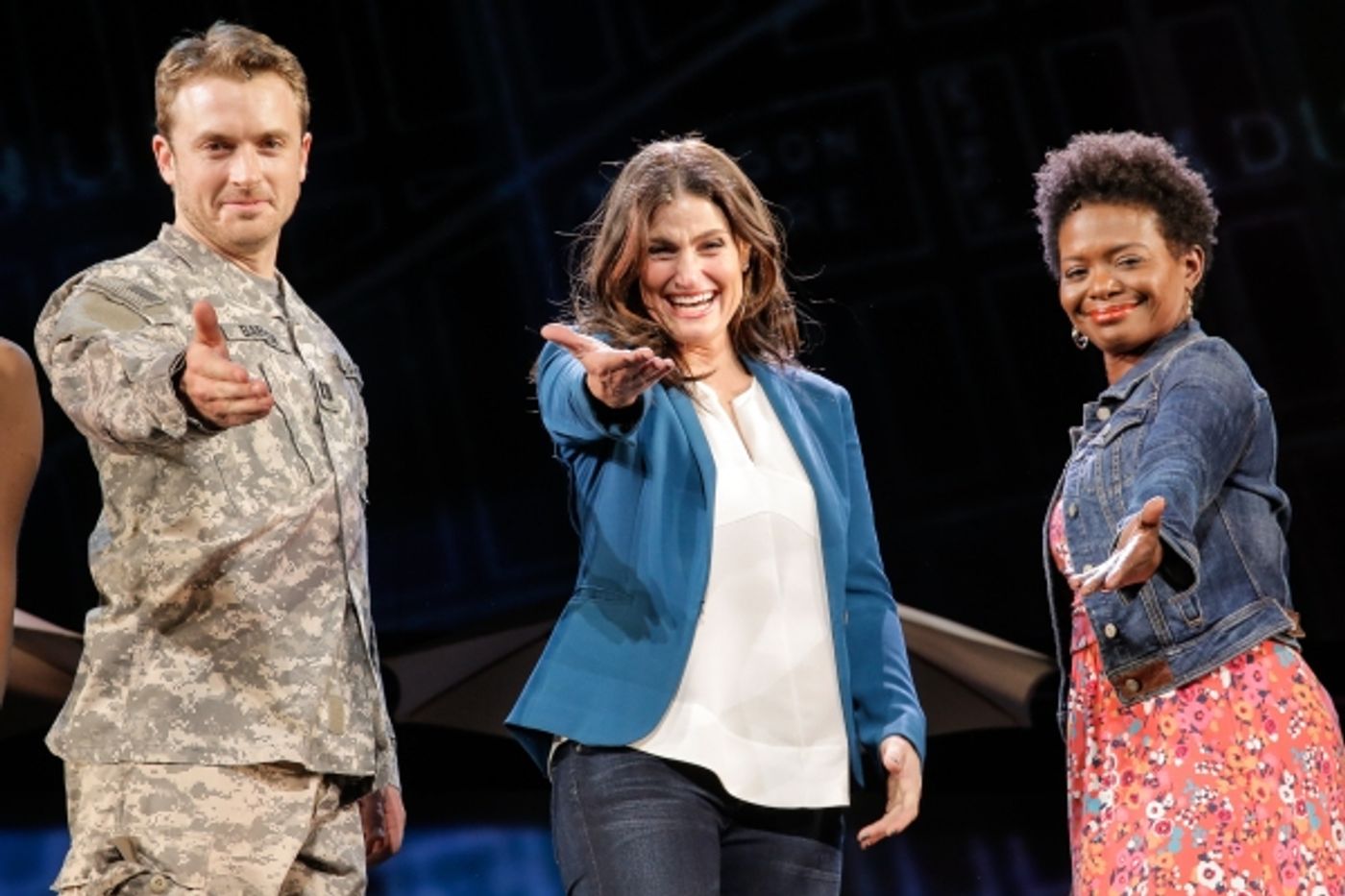 Photo Flash: Always Starting Over! IF/THEN's Idina Menzel, Anthony Rapp, LaChanze & James Snyder Take Opening Bows in Los Angeles  Image