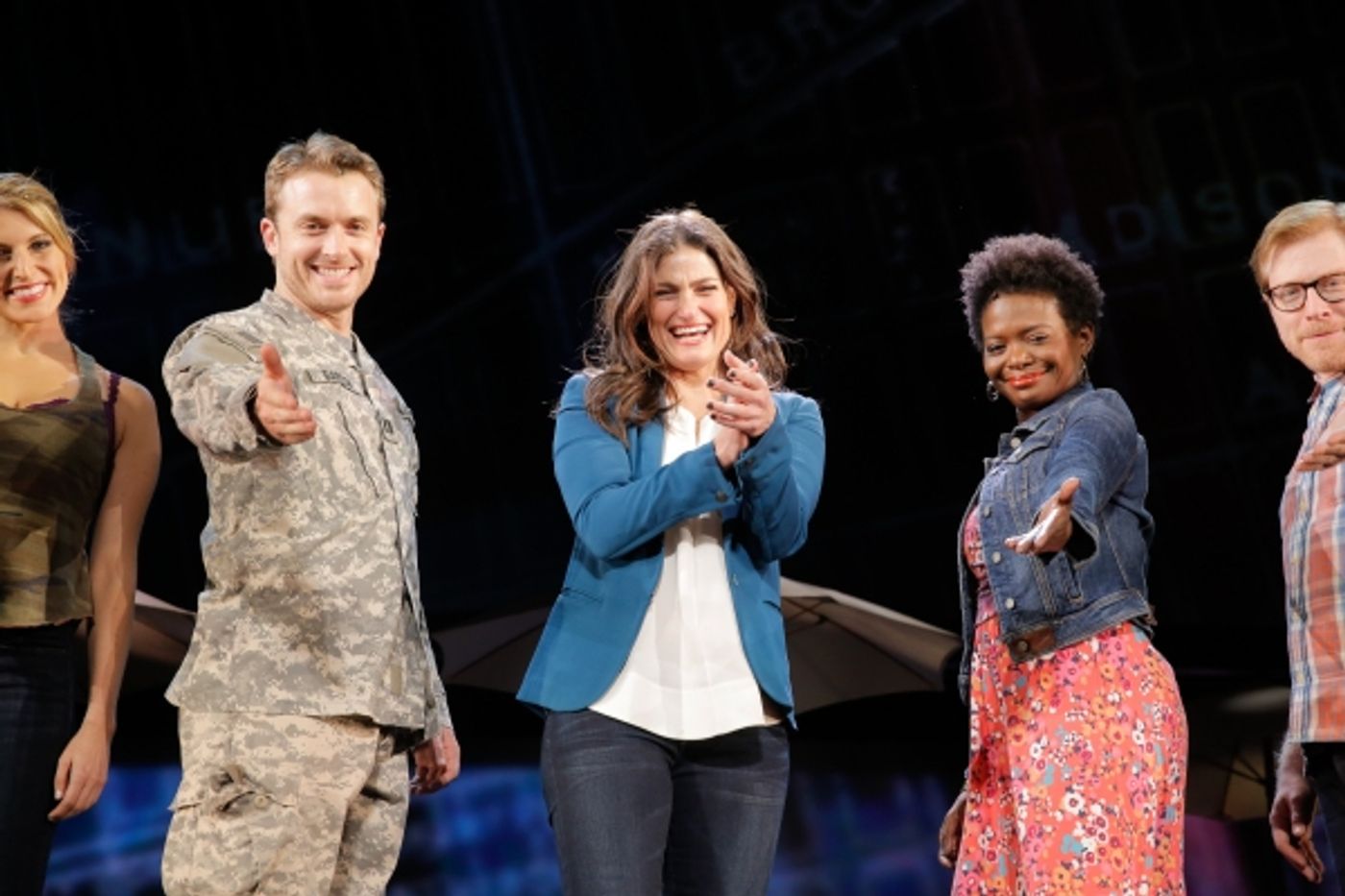 Photo Flash: Always Starting Over! IF/THEN's Idina Menzel, Anthony Rapp, LaChanze & James Snyder Take Opening Bows in Los Angeles  Image