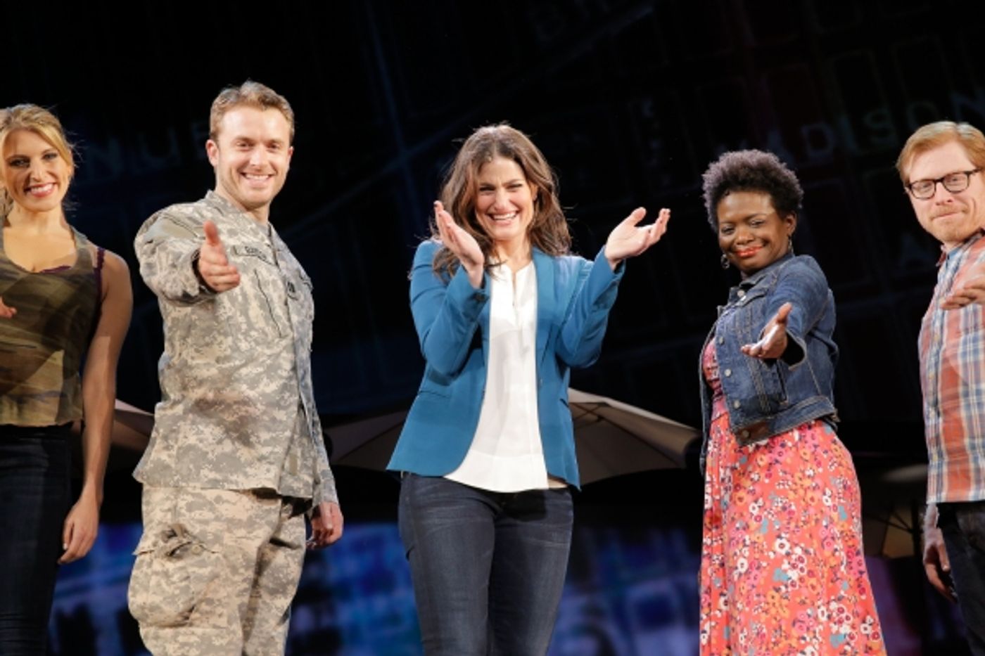 Photo Flash: Always Starting Over! IF/THEN's Idina Menzel, Anthony Rapp, LaChanze & James Snyder Take Opening Bows in Los Angeles  Image