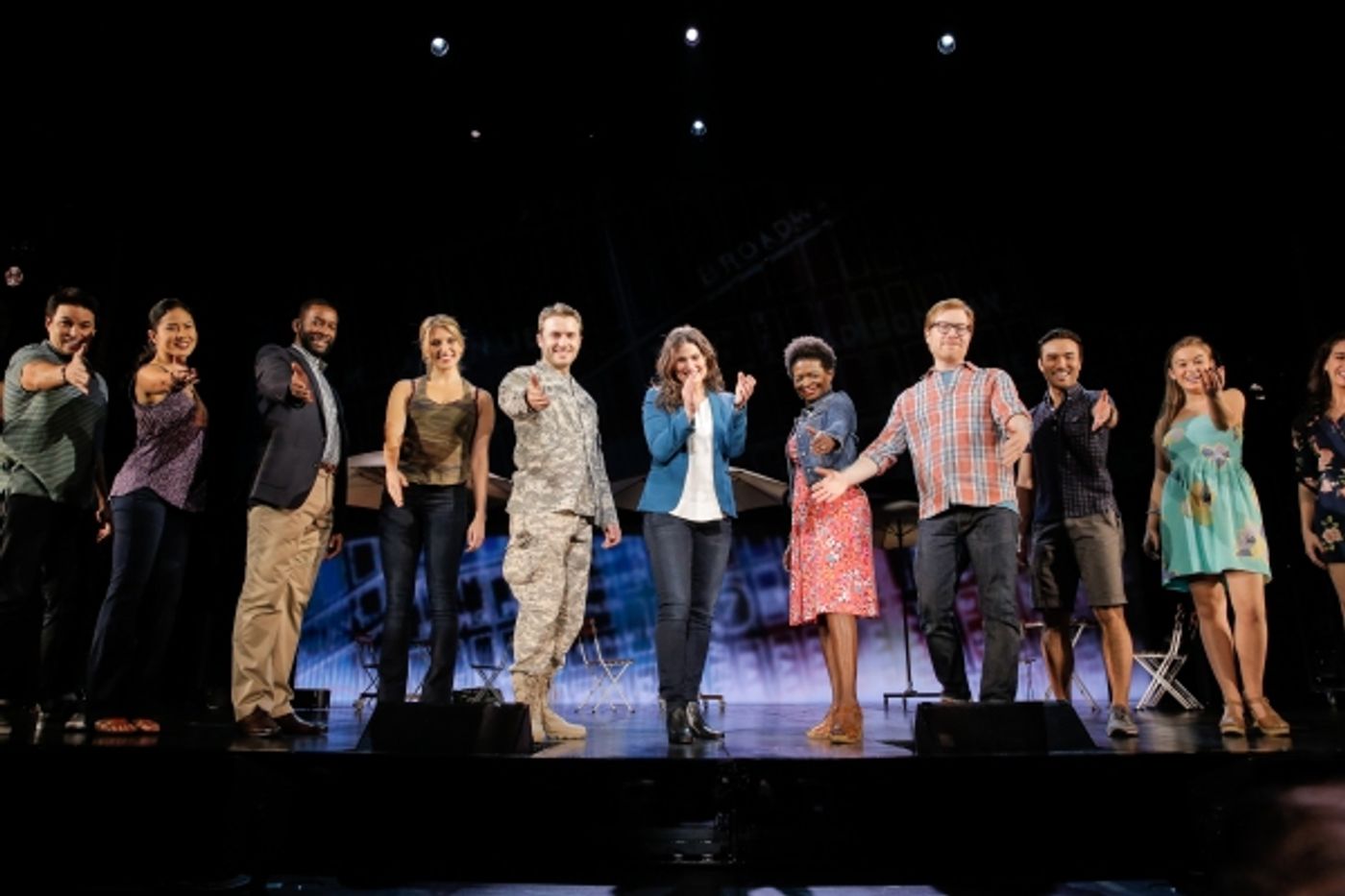 Photo Flash: Always Starting Over! IF/THEN's Idina Menzel, Anthony Rapp, LaChanze & James Snyder Take Opening Bows in Los Angeles  Image