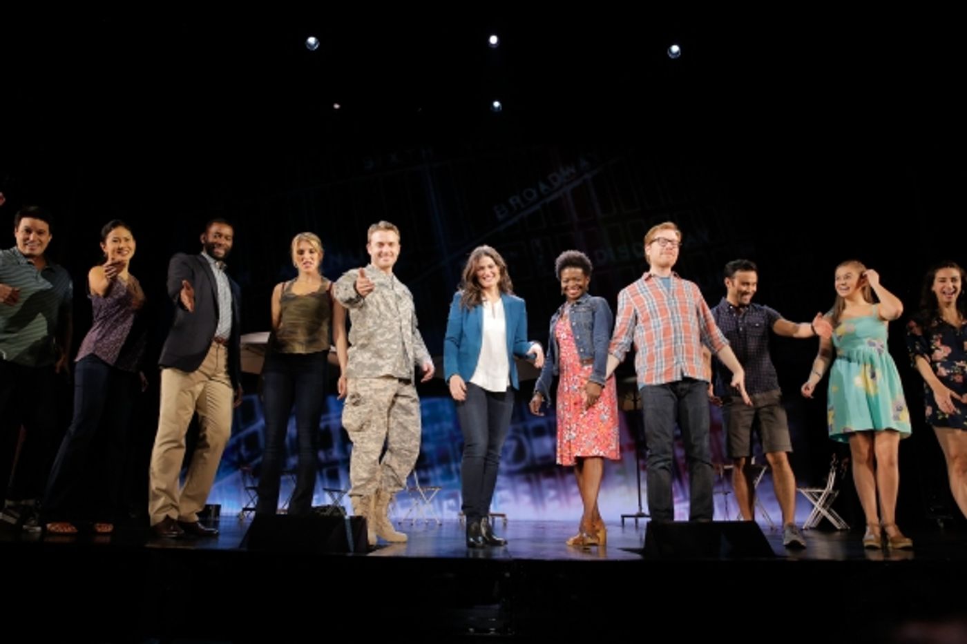 Photo Flash: Always Starting Over! IF/THEN's Idina Menzel, Anthony Rapp, LaChanze & James Snyder Take Opening Bows in Los Angeles  Image