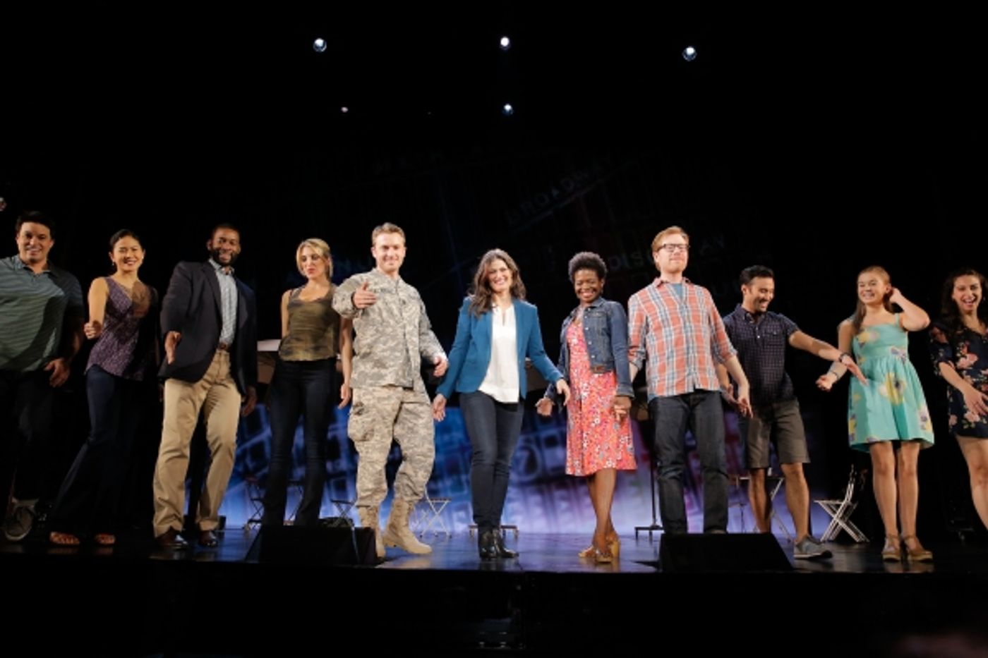 Photo Flash: Always Starting Over! IF/THEN's Idina Menzel, Anthony Rapp, LaChanze & James Snyder Take Opening Bows in Los Angeles  Image