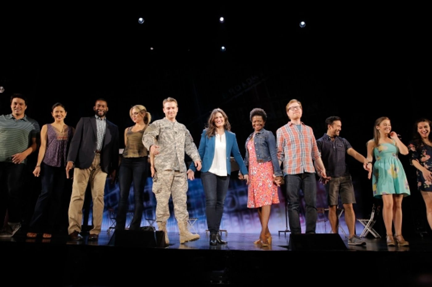 Photo Flash: Always Starting Over! IF/THEN's Idina Menzel, Anthony Rapp, LaChanze & James Snyder Take Opening Bows in Los Angeles  Image