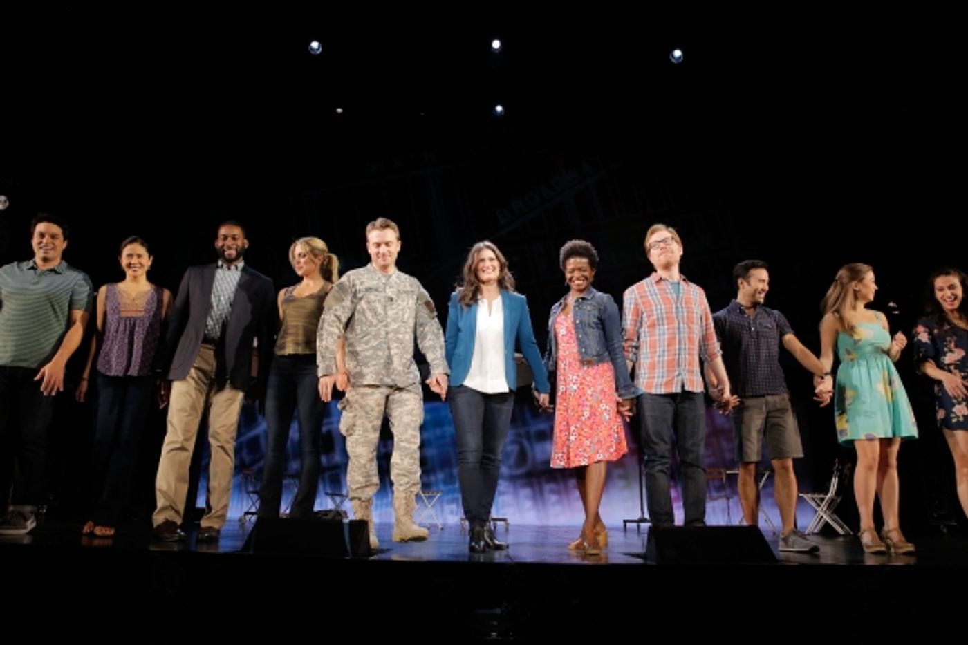 Photo Flash: Always Starting Over! IF/THEN's Idina Menzel, Anthony Rapp, LaChanze & James Snyder Take Opening Bows in Los Angeles  Image