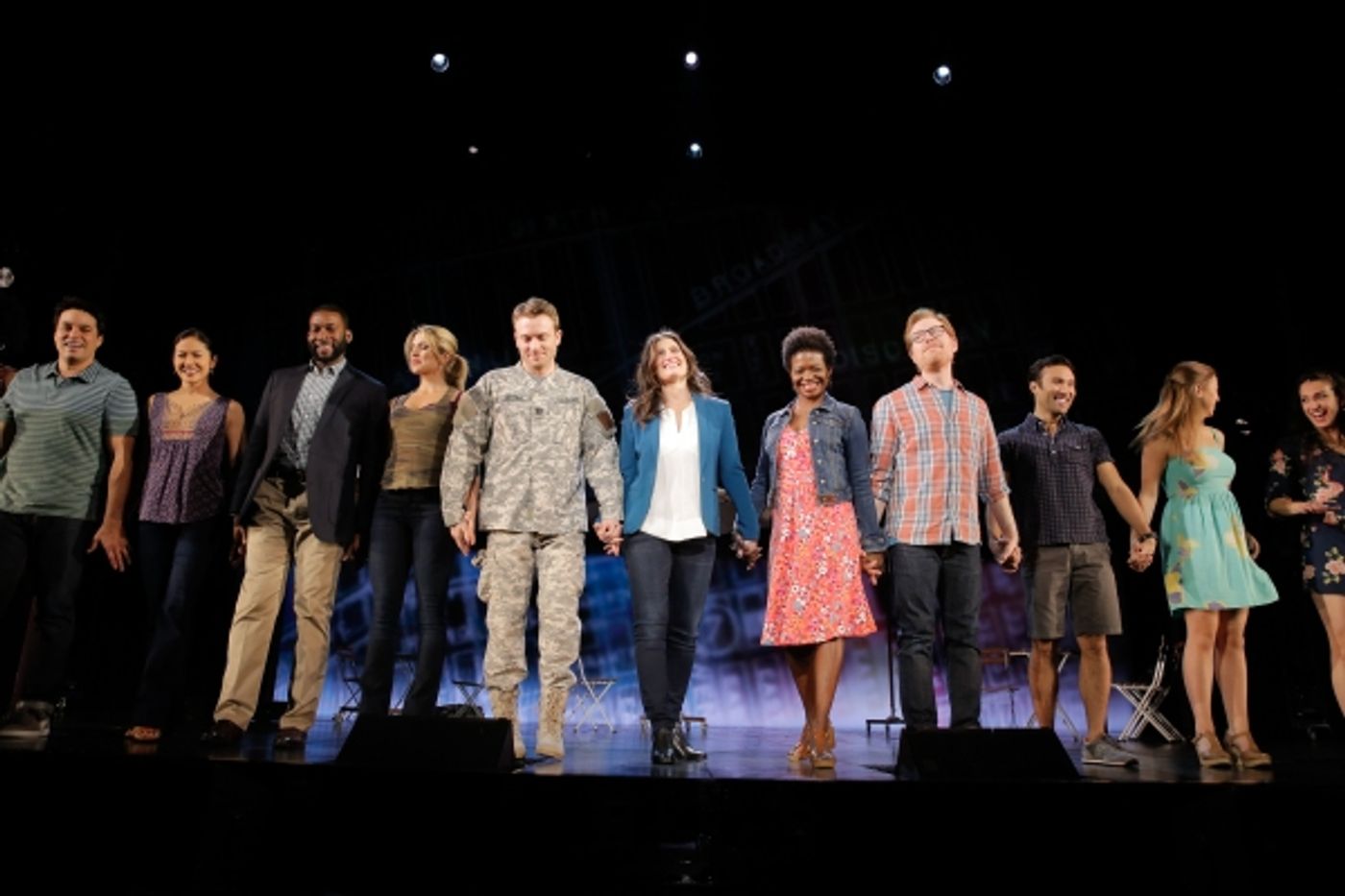 Photo Flash: Always Starting Over! IF/THEN's Idina Menzel, Anthony Rapp, LaChanze & James Snyder Take Opening Bows in Los Angeles  Image