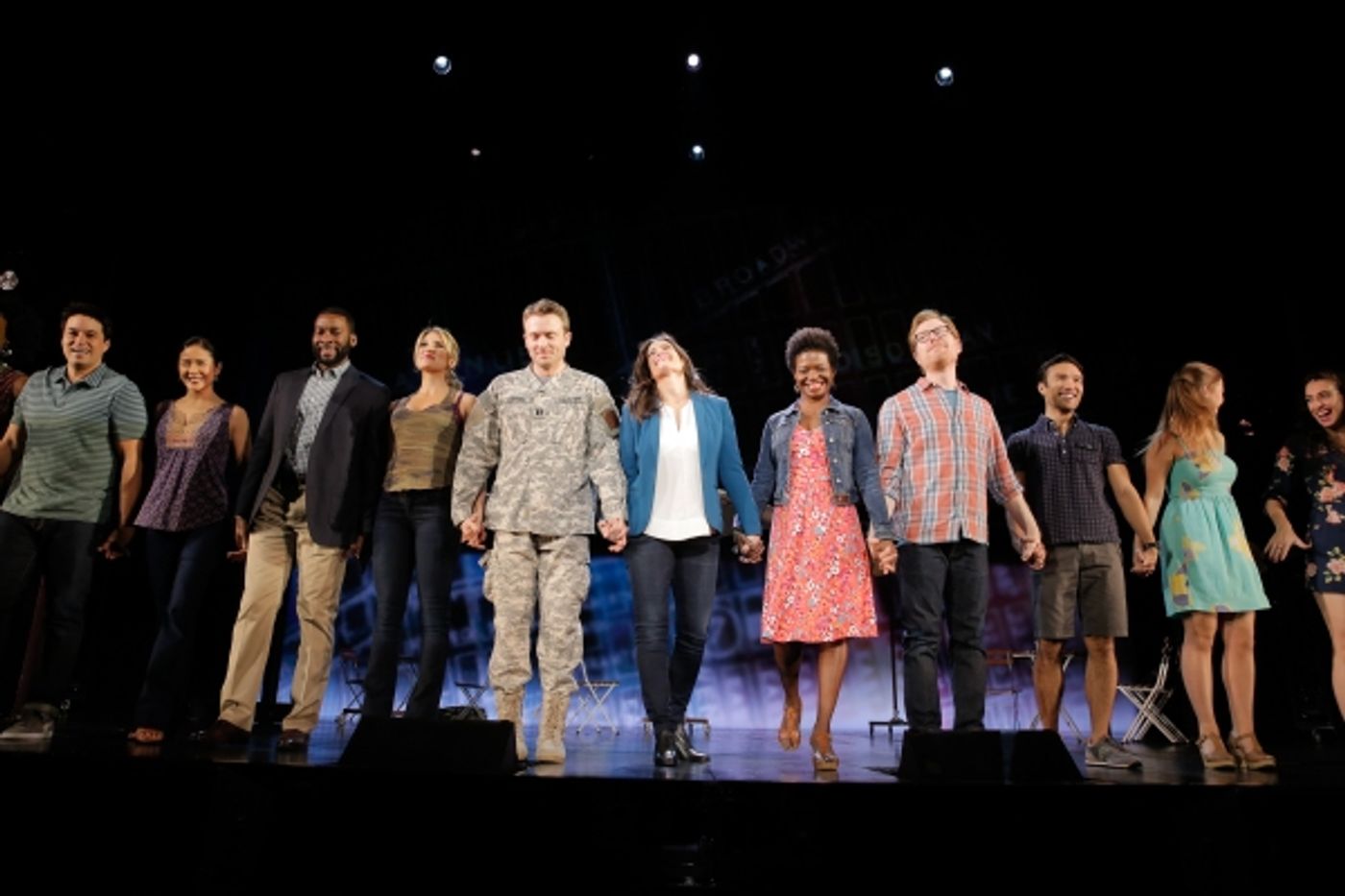 Photo Flash: Always Starting Over! IF/THEN's Idina Menzel, Anthony Rapp, LaChanze & James Snyder Take Opening Bows in Los Angeles  Image