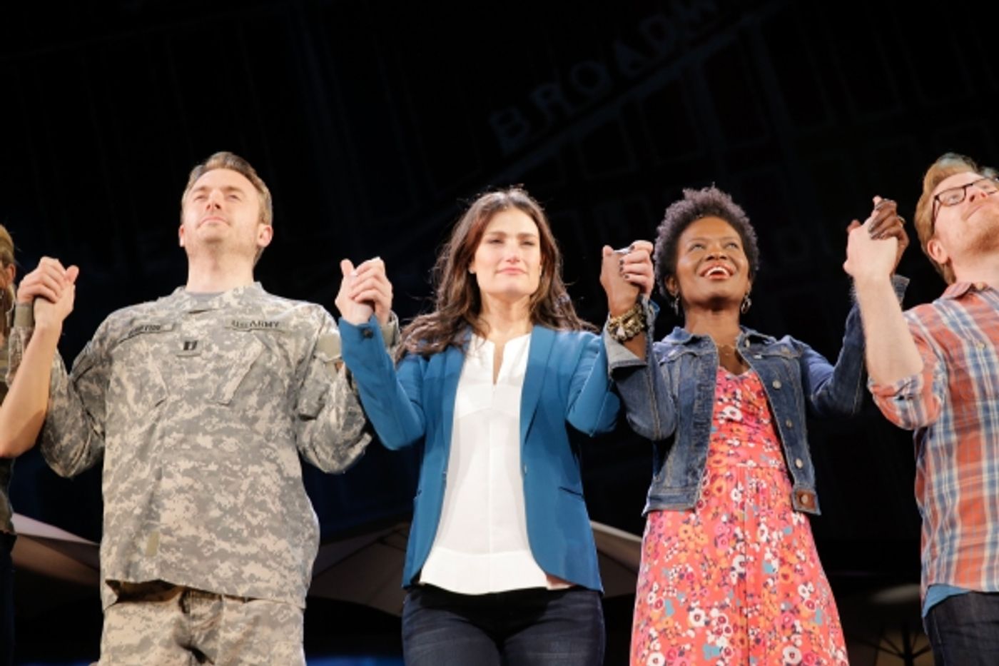 Photo Flash: Always Starting Over! IF/THEN's Idina Menzel, Anthony Rapp, LaChanze & James Snyder Take Opening Bows in Los Angeles  Image