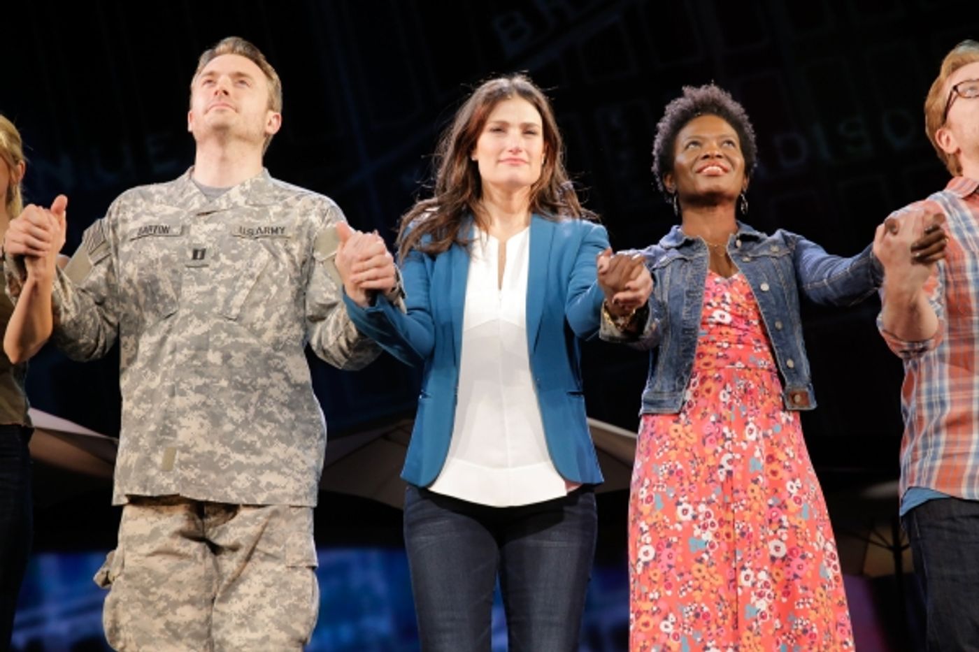 Photo Flash: Always Starting Over! IF/THEN's Idina Menzel, Anthony Rapp, LaChanze & James Snyder Take Opening Bows in Los Angeles  Image