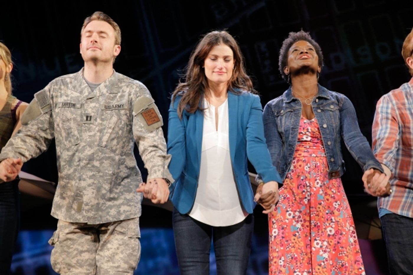 Photo Flash: Always Starting Over! IF/THEN's Idina Menzel, Anthony Rapp, LaChanze & James Snyder Take Opening Bows in Los Angeles  Image