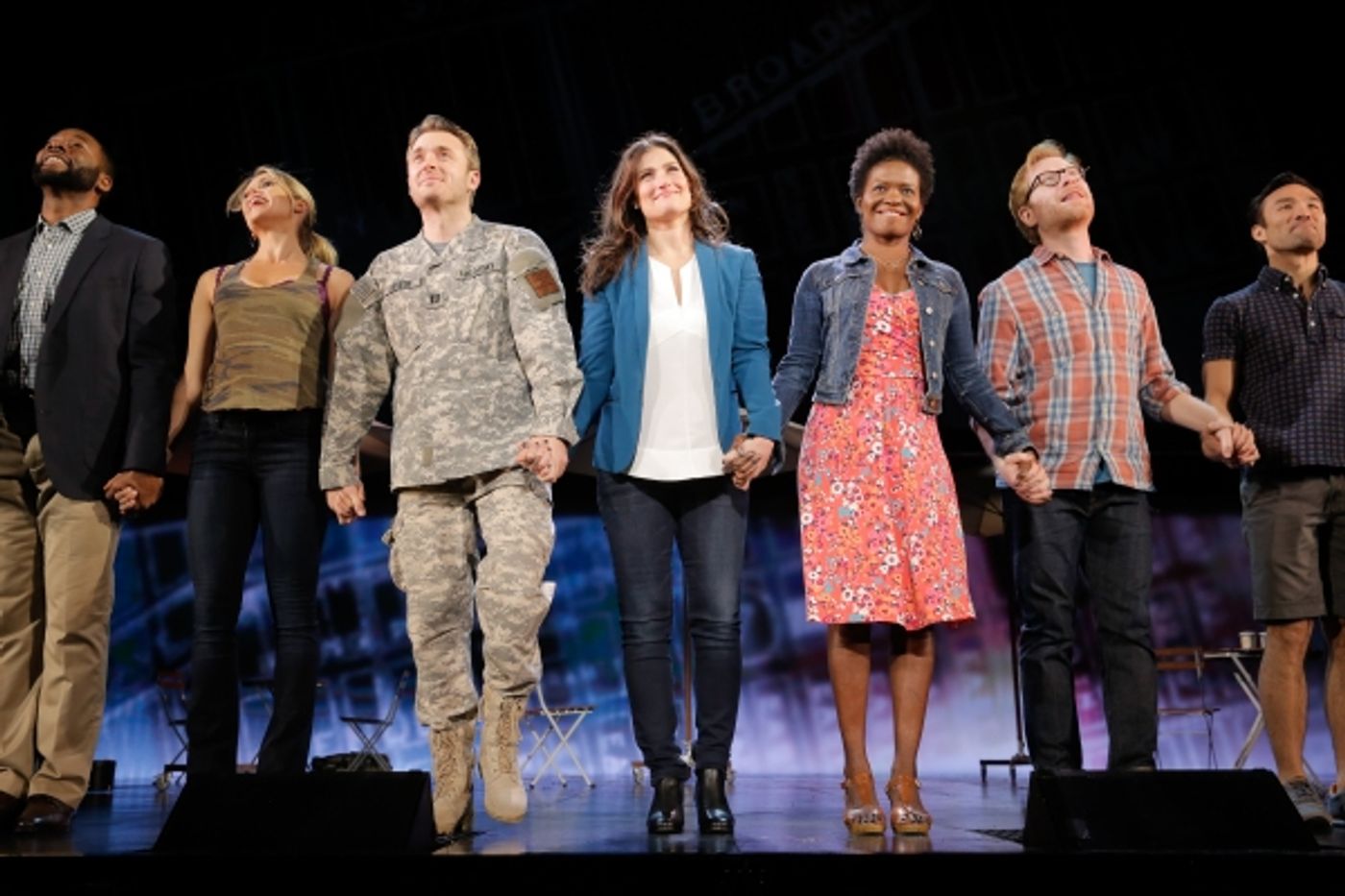 Photo Flash: Always Starting Over! IF/THEN's Idina Menzel, Anthony Rapp, LaChanze & James Snyder Take Opening Bows in Los Angeles  Image