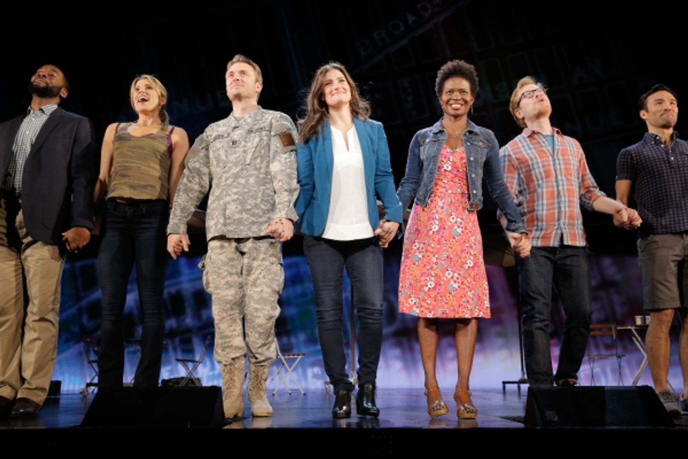 Photo Flash: Always Starting Over! IF/THEN's Idina Menzel, Anthony Rapp, LaChanze & James Snyder Take Opening Bows in Los Angeles  Image