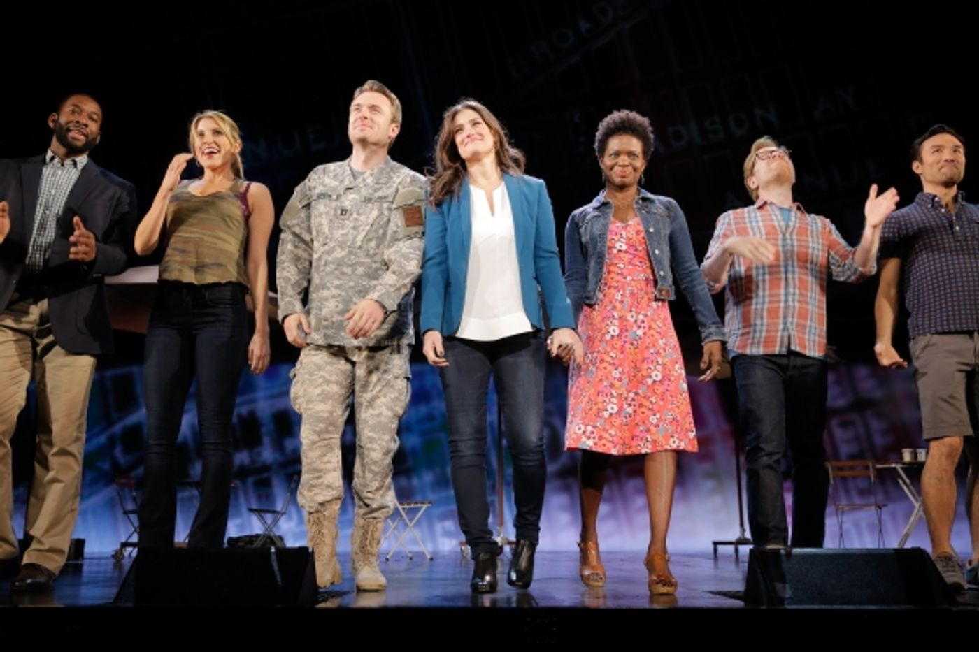 Photo Flash: Always Starting Over! IF/THEN's Idina Menzel, Anthony Rapp, LaChanze & James Snyder Take Opening Bows in Los Angeles  Image