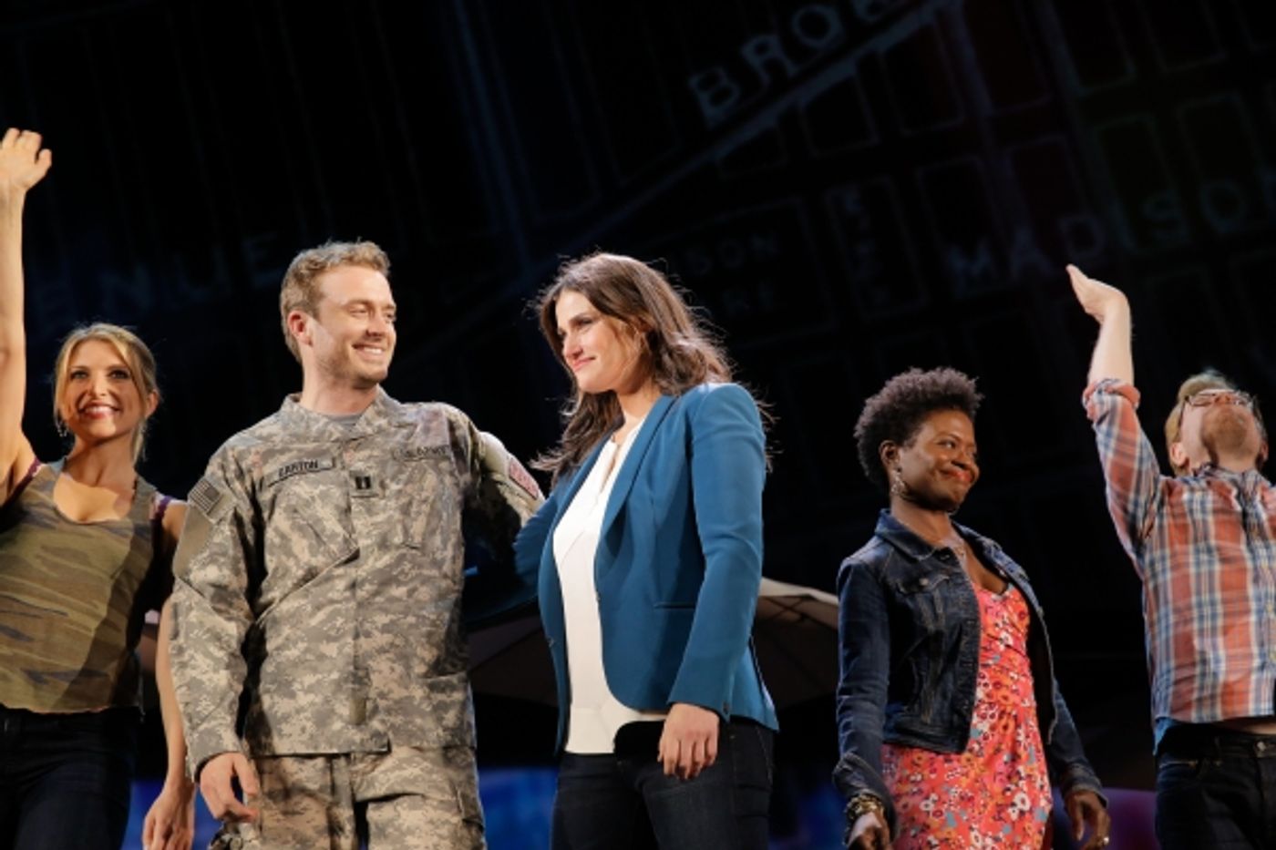 Photo Flash: Always Starting Over! IF/THEN's Idina Menzel, Anthony Rapp, LaChanze & James Snyder Take Opening Bows in Los Angeles  Image