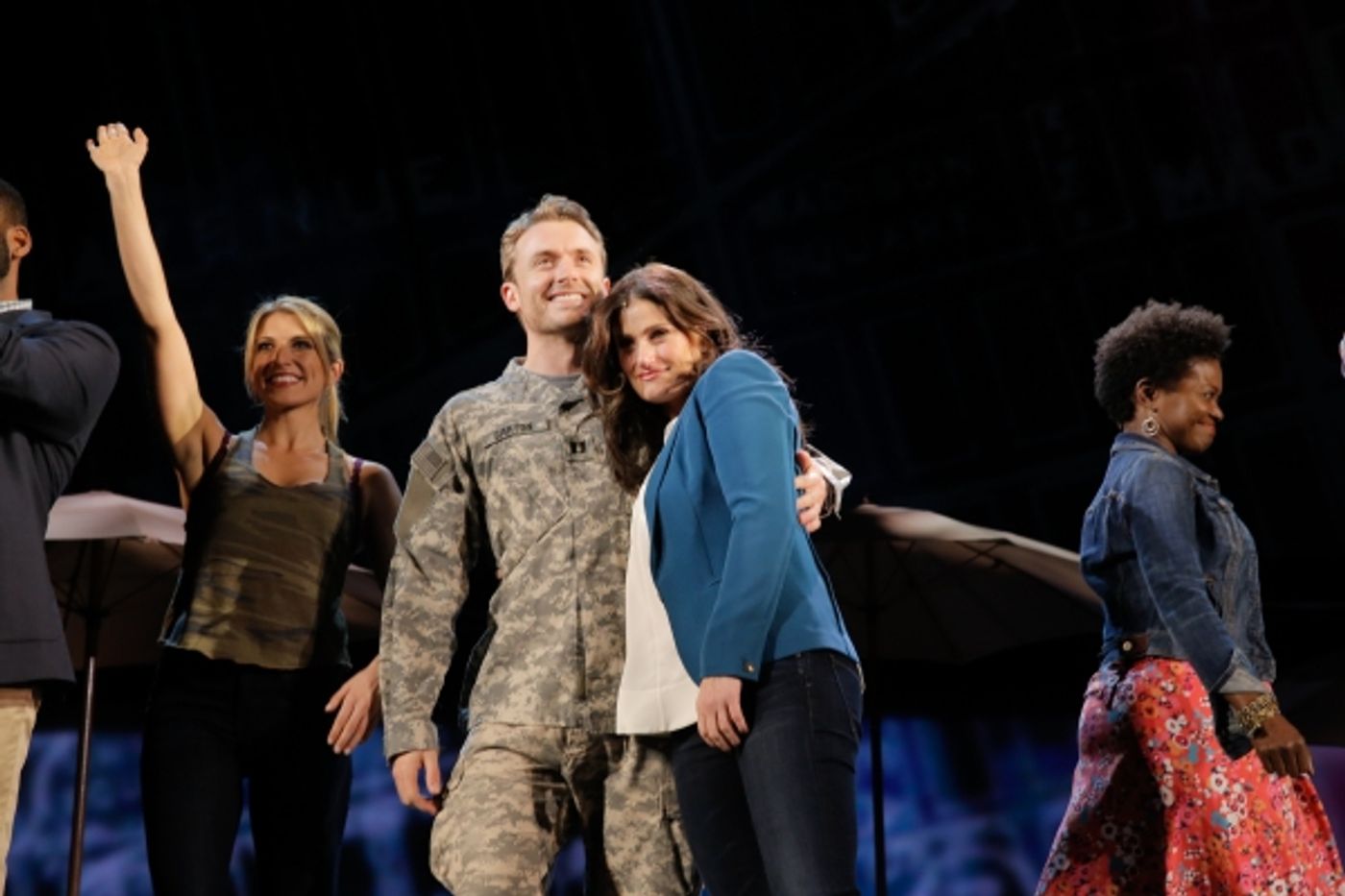 Photo Flash: Always Starting Over! IF/THEN's Idina Menzel, Anthony Rapp, LaChanze & James Snyder Take Opening Bows in Los Angeles  Image