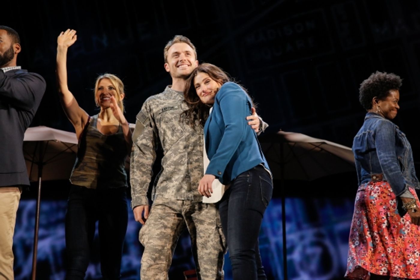 Photo Flash: Always Starting Over! IF/THEN's Idina Menzel, Anthony Rapp, LaChanze & James Snyder Take Opening Bows in Los Angeles  Image