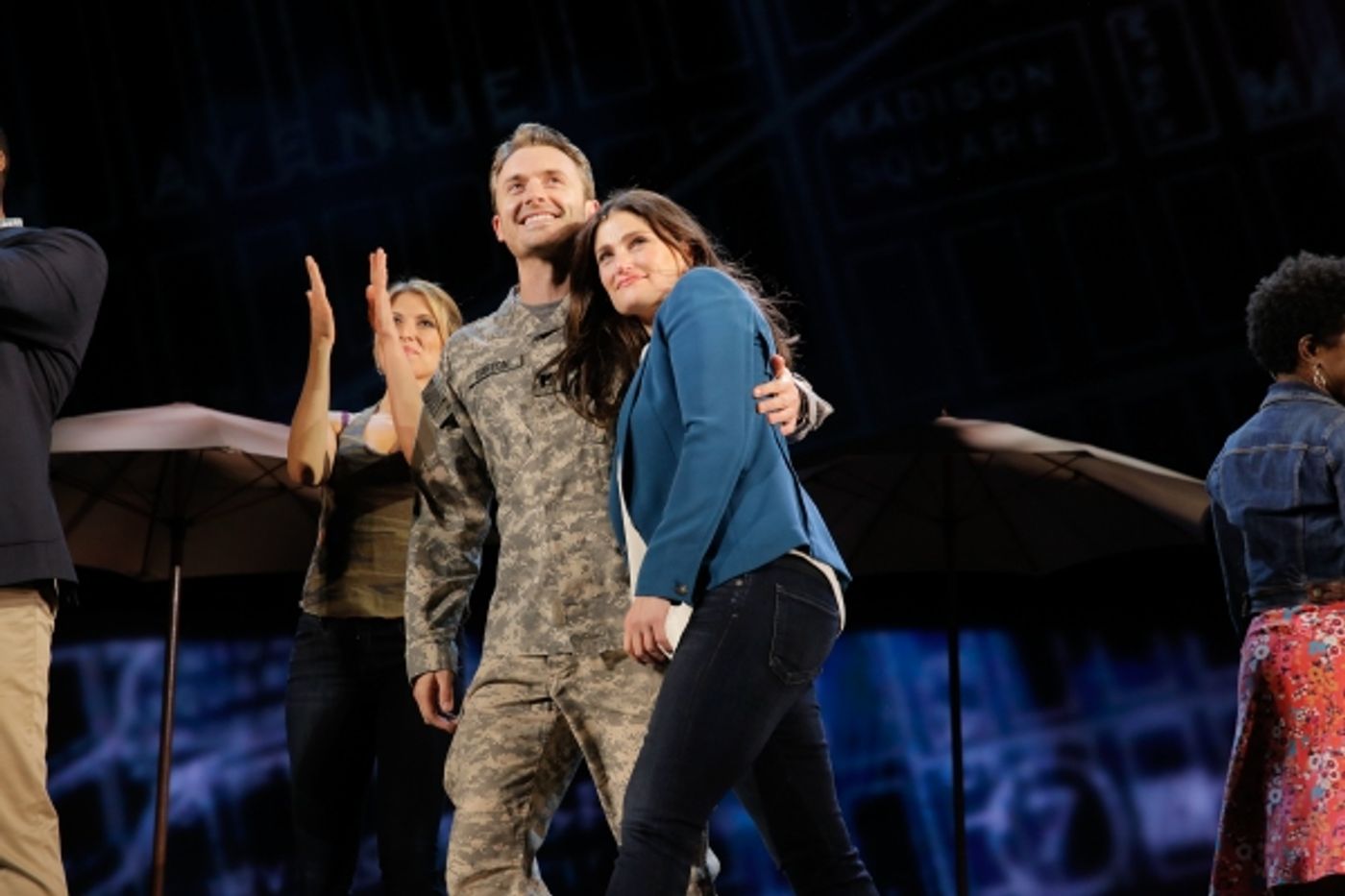 Photo Flash: Always Starting Over! IF/THEN's Idina Menzel, Anthony Rapp, LaChanze & James Snyder Take Opening Bows in Los Angeles  Image