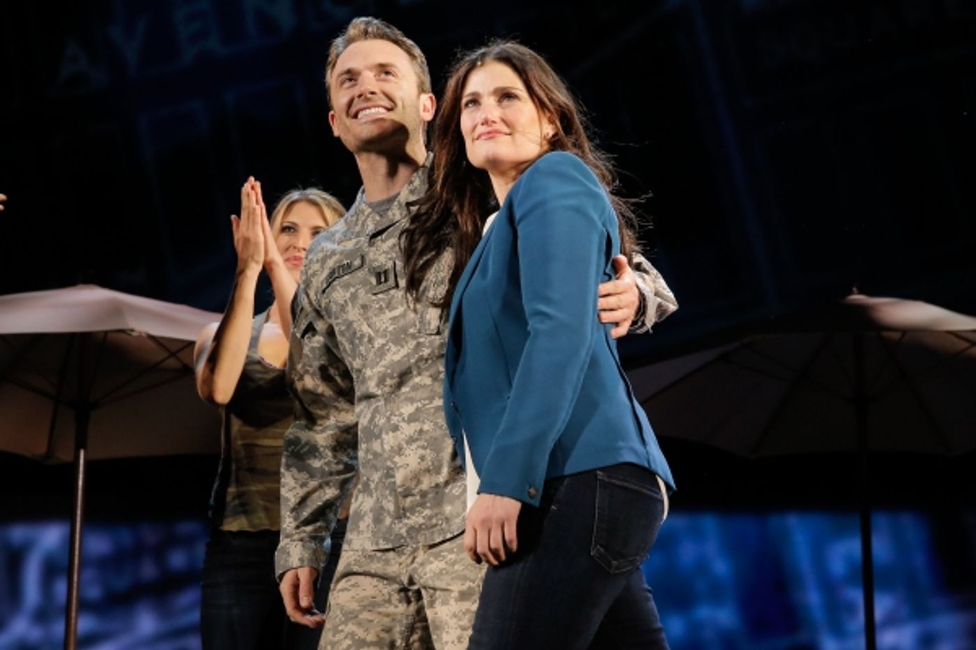 Photo Flash: Always Starting Over! IF/THEN's Idina Menzel, Anthony Rapp, LaChanze & James Snyder Take Opening Bows in Los Angeles  Image