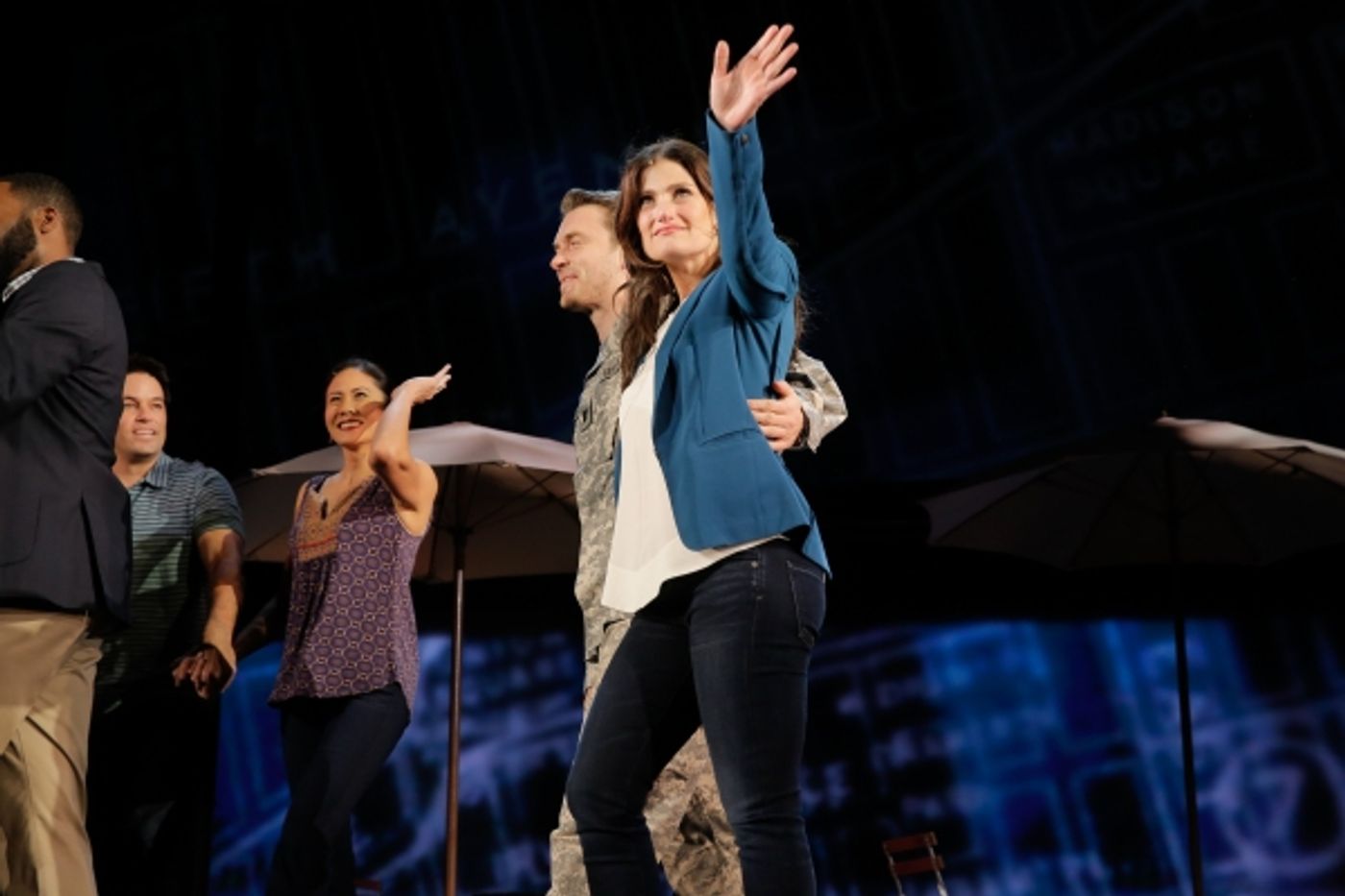 Photo Flash: Always Starting Over! IF/THEN's Idina Menzel, Anthony Rapp, LaChanze & James Snyder Take Opening Bows in Los Angeles  Image