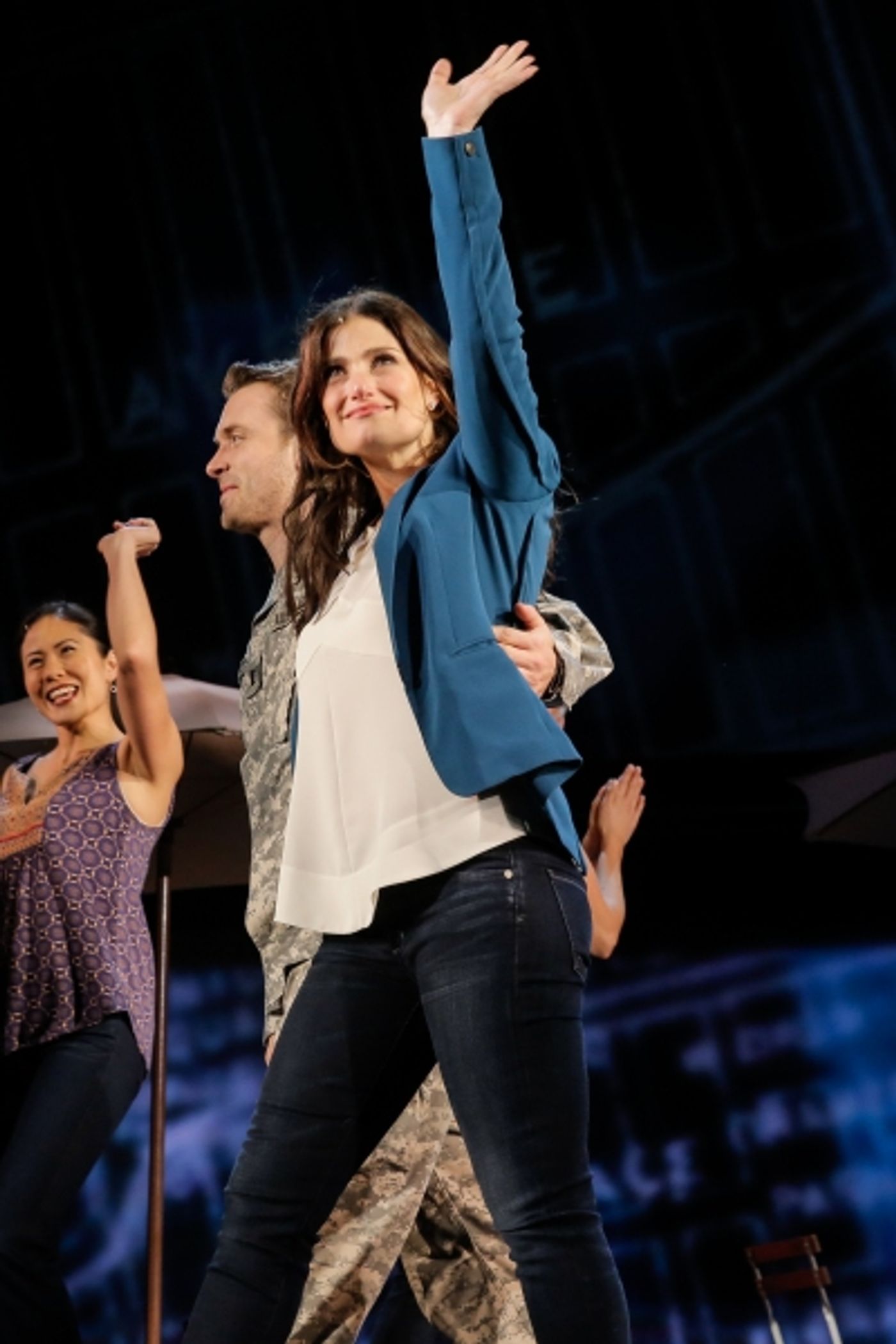 Photo Flash: Always Starting Over! IF/THEN's Idina Menzel, Anthony Rapp, LaChanze & James Snyder Take Opening Bows in Los Angeles  Image