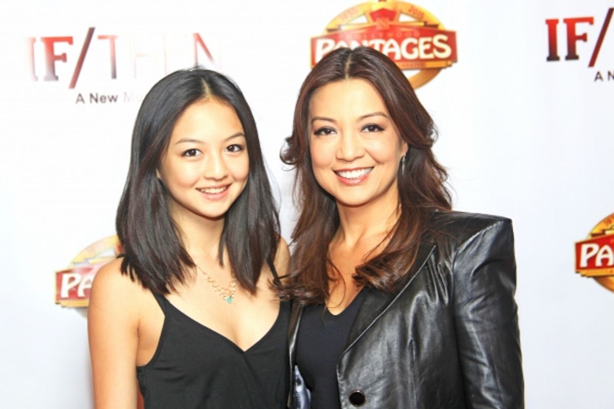 Ming-Na Wen With Daughter  Michaela at 