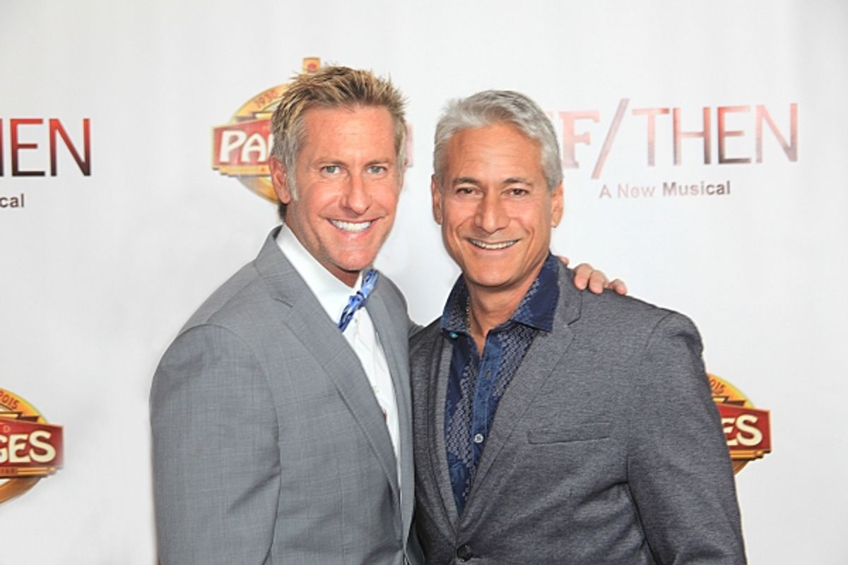 Joe Everett Michaels and Greg Louganis at 