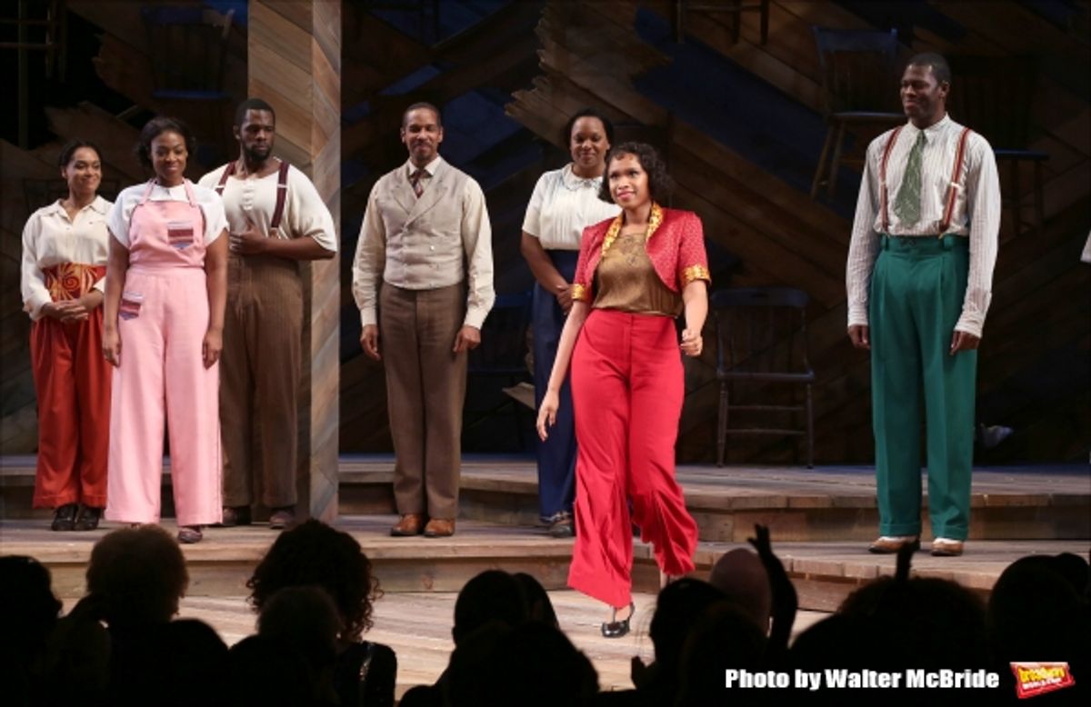 Jennifer Hudson with the cast  at 