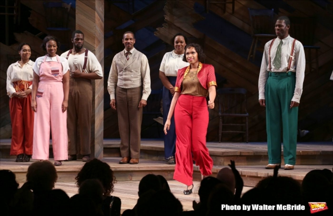 Photo Coverage: Cynthia Erivo, Jennifer Hudson & THE COLOR PURPLE Cast Take Opening Night Bows  Image