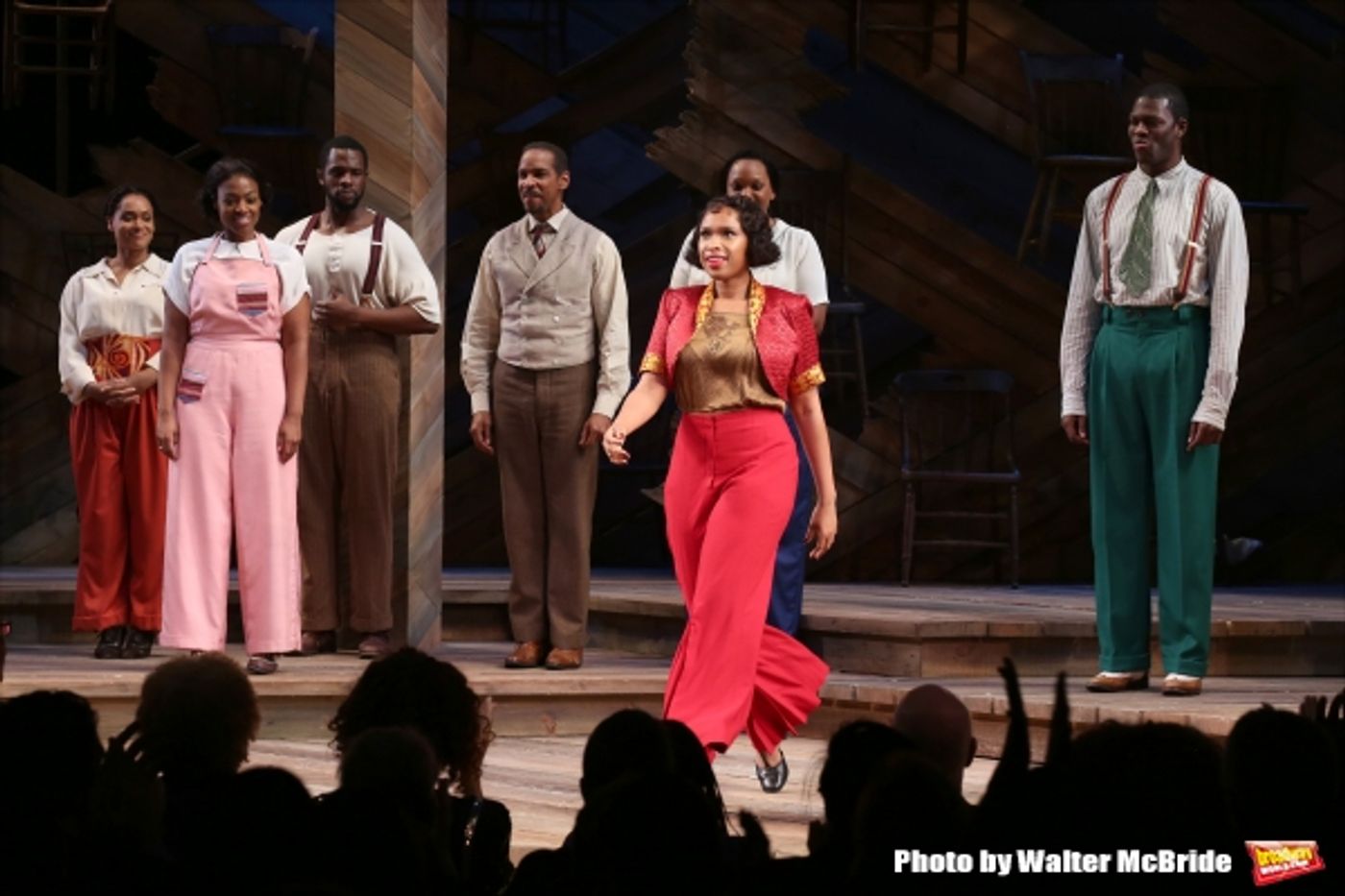 Photo Coverage: Cynthia Erivo, Jennifer Hudson & THE COLOR PURPLE Cast Take Opening Night Bows  Image