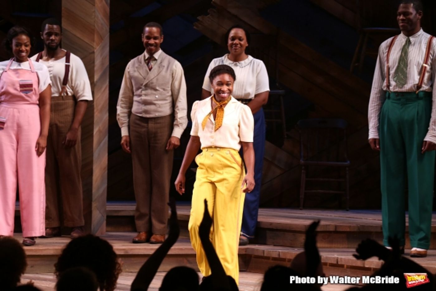 Photo Coverage: Cynthia Erivo, Jennifer Hudson & THE COLOR PURPLE Cast Take Opening Night Bows  Image