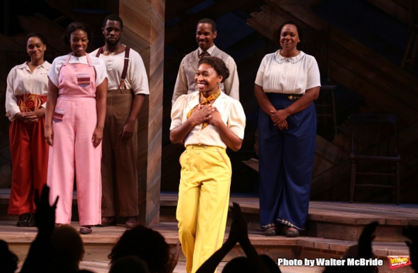 Photo Coverage: Cynthia Erivo, Jennifer Hudson & THE COLOR PURPLE Cast Take Opening Night Bows  Image