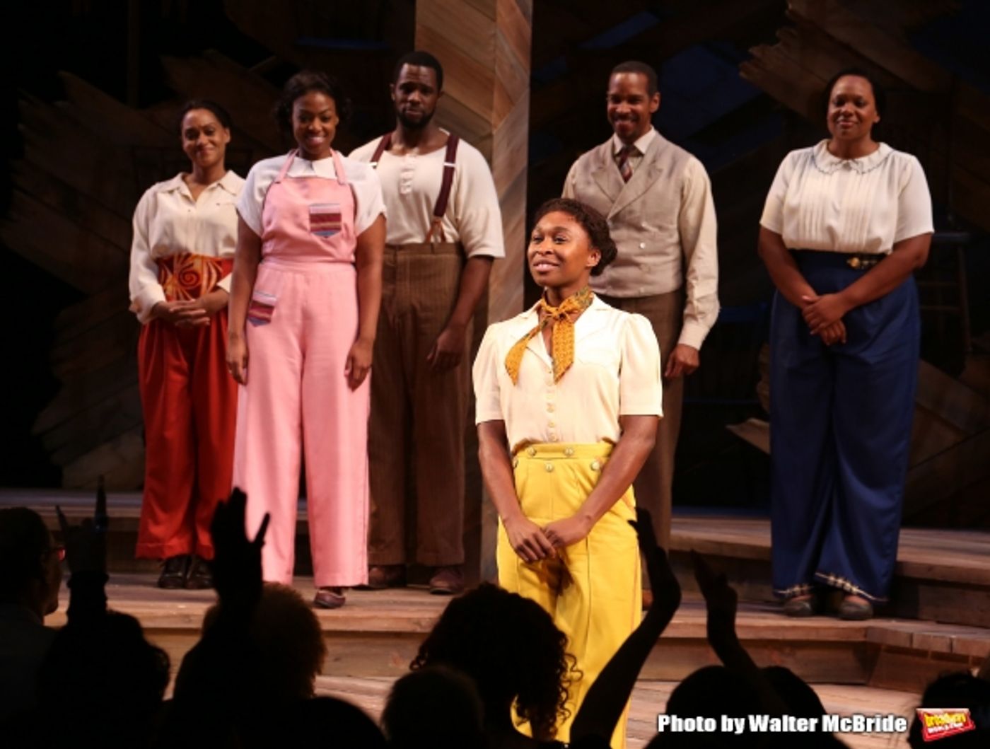 Photo Coverage: Cynthia Erivo, Jennifer Hudson & THE COLOR PURPLE Cast Take Opening Night Bows  Image