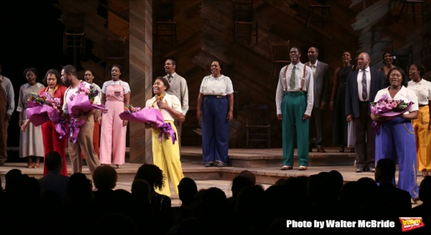 Photo Coverage: Cynthia Erivo, Jennifer Hudson & THE COLOR PURPLE Cast Take Opening Night Bows  Image
