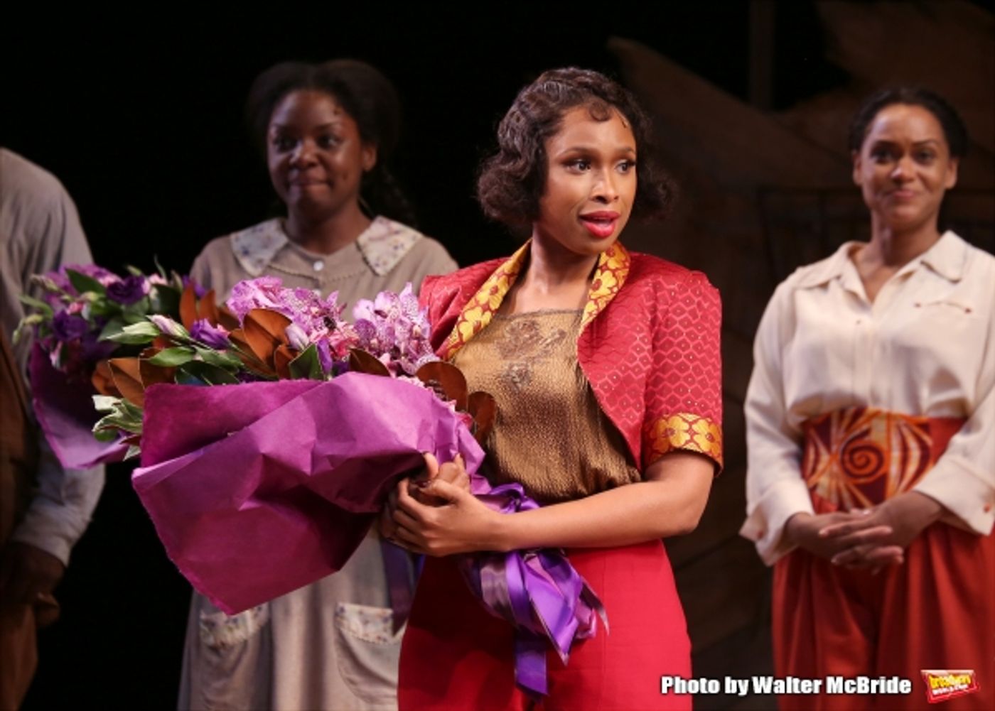 Photo Coverage: Cynthia Erivo, Jennifer Hudson & THE COLOR PURPLE Cast Take Opening Night Bows  Image
