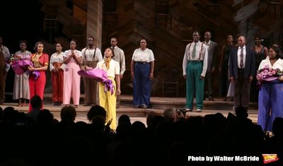 Jennifer Hudson, Cynthia Erivo and Danielle Brooks with cast  Photo