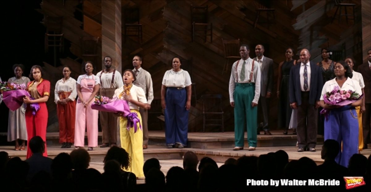 Jennifer Hudson, Cynthia Erivo and Danielle Brooks with cast  at 