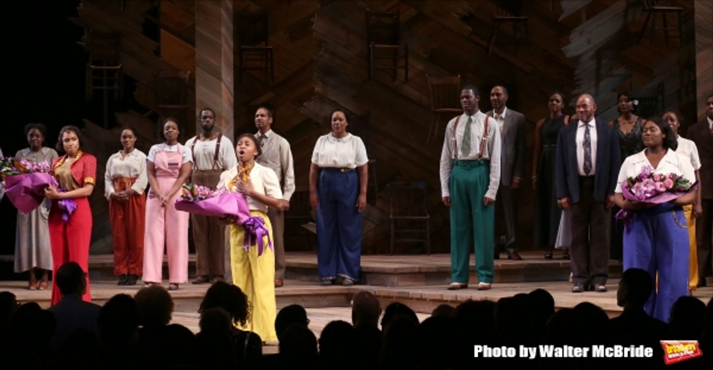 Photo Coverage: Cynthia Erivo, Jennifer Hudson & THE COLOR PURPLE Cast Take Opening Night Bows  Image