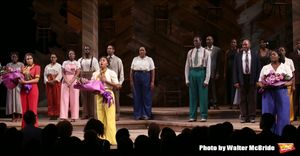 Jennifer Hudson, Cynthia Erivo and Danielle Brooks with cast  Photo