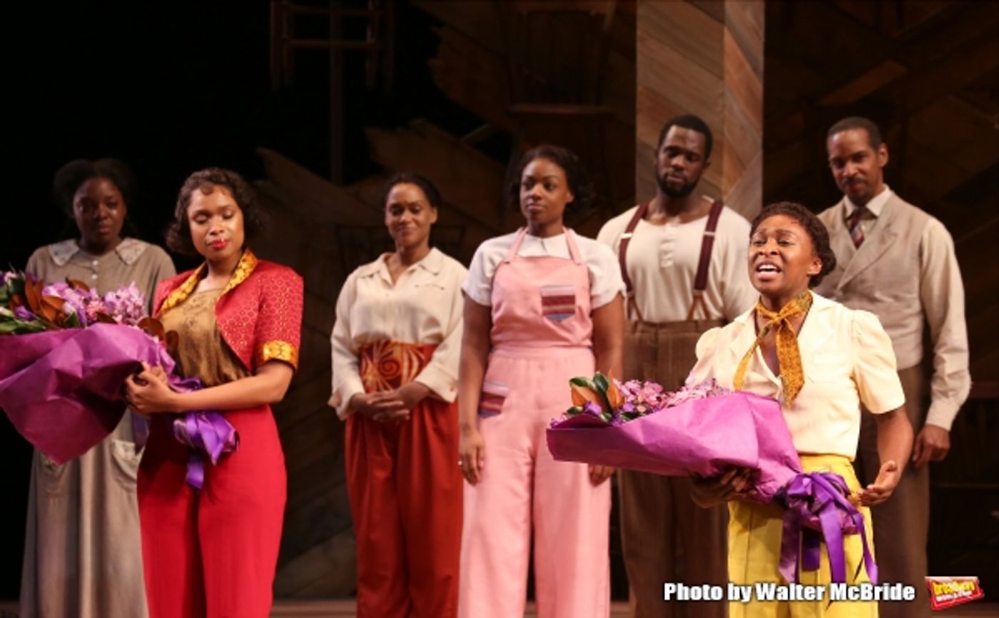 Photo Coverage: Cynthia Erivo, Jennifer Hudson & THE COLOR PURPLE Cast Take Opening Night Bows  Image