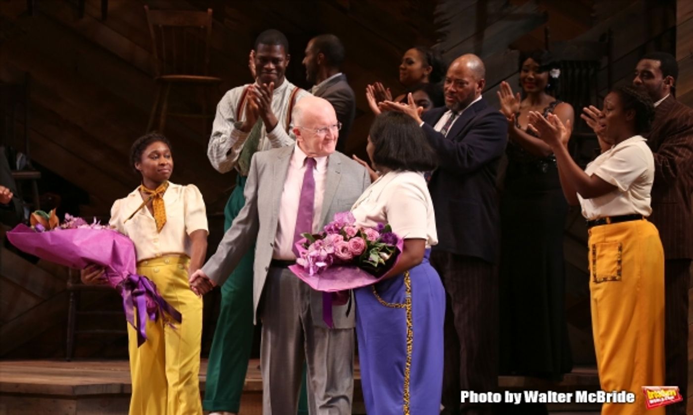 Photo Coverage: Cynthia Erivo, Jennifer Hudson & THE COLOR PURPLE Cast Take Opening Night Bows  Image