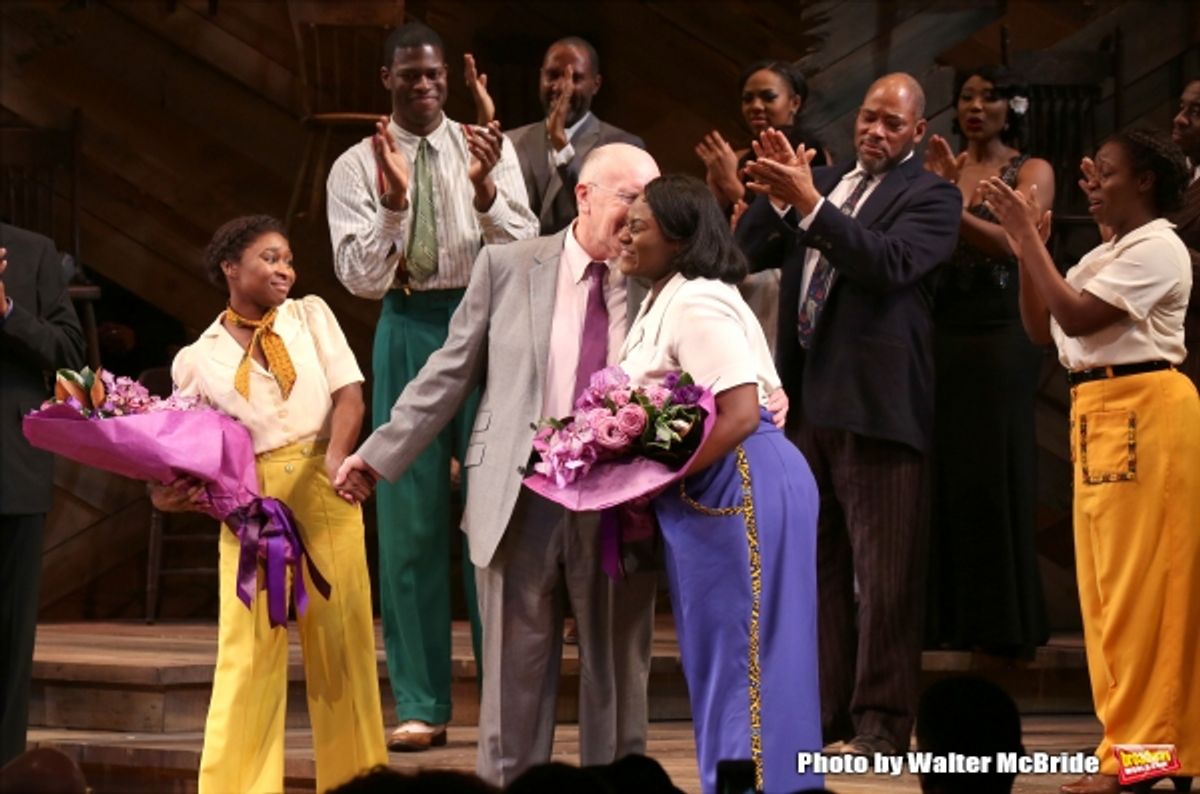 Cynthia Erivo, John Doyle, Danielle Brooks with cast  at 