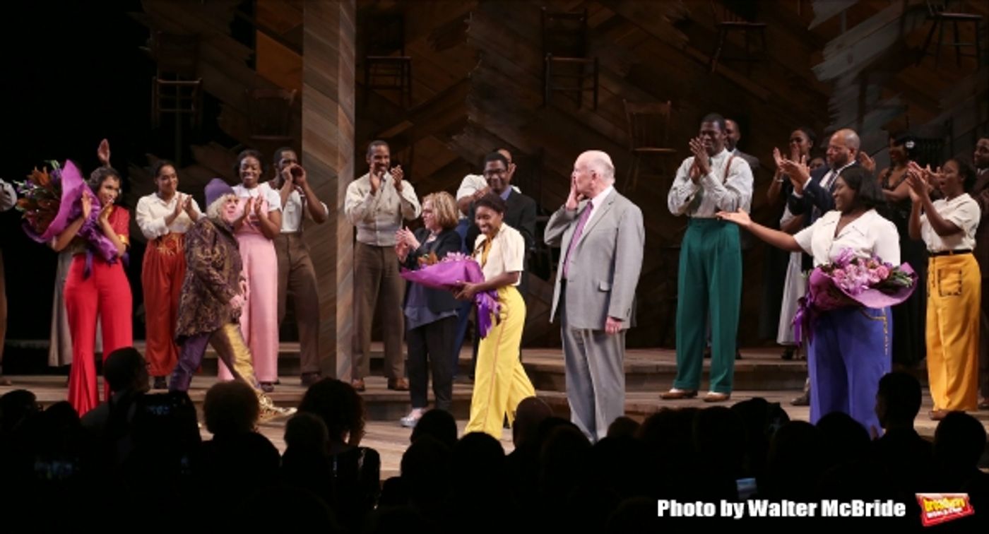 Photo Coverage: Cynthia Erivo, Jennifer Hudson & THE COLOR PURPLE Cast Take Opening Night Bows  Image